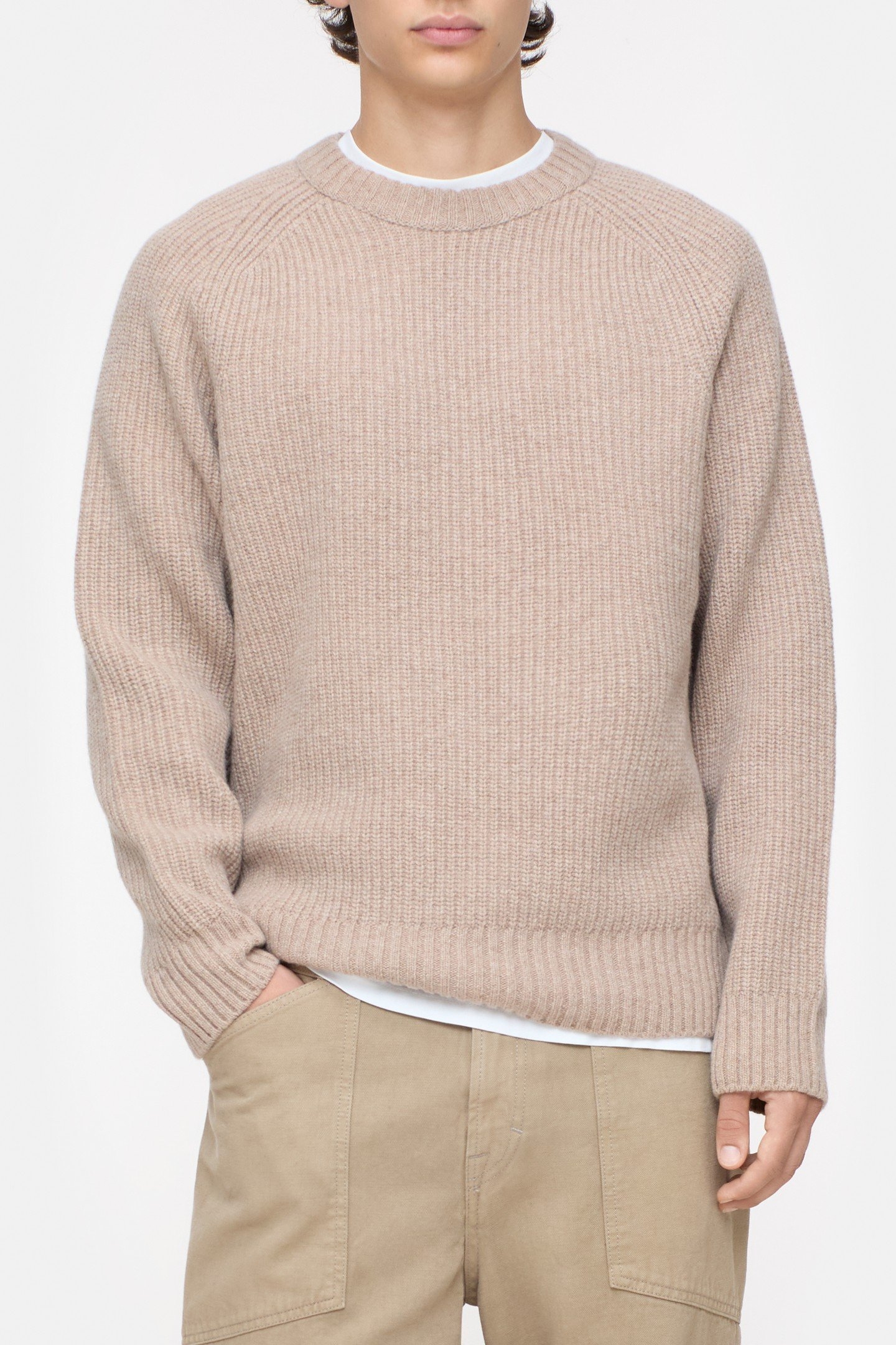 KNITTED PULLOVER KNITS CASHEW CREAM 1