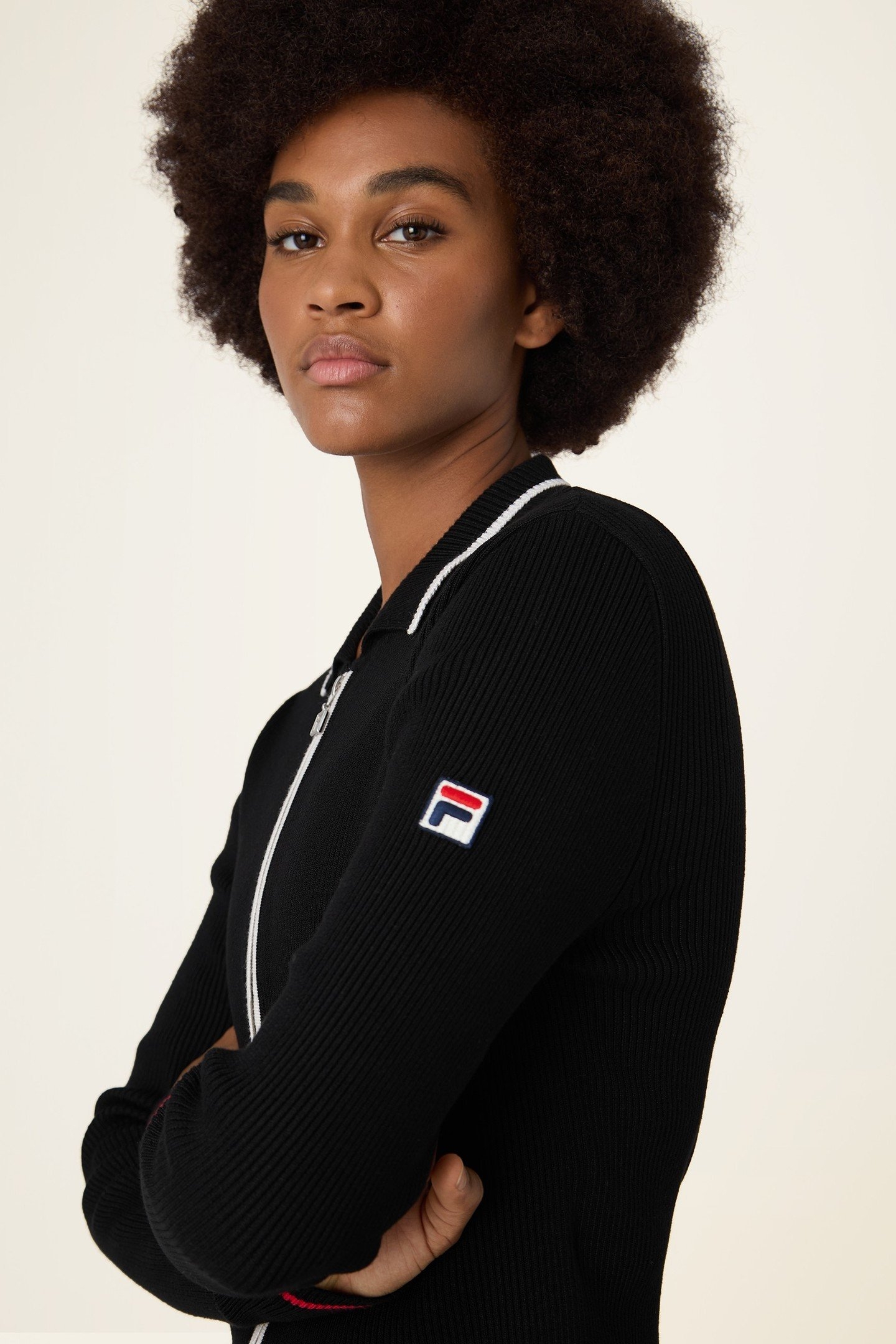 SIMONTE SLIM FULL-ZIP KNIT CARDIGAN BLACK 7