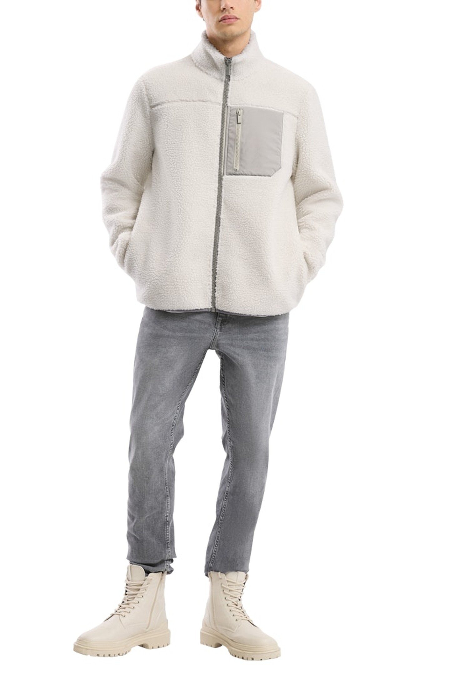S.OLIVER-QS JACKET OUTDOOR LIGHT GREY 4