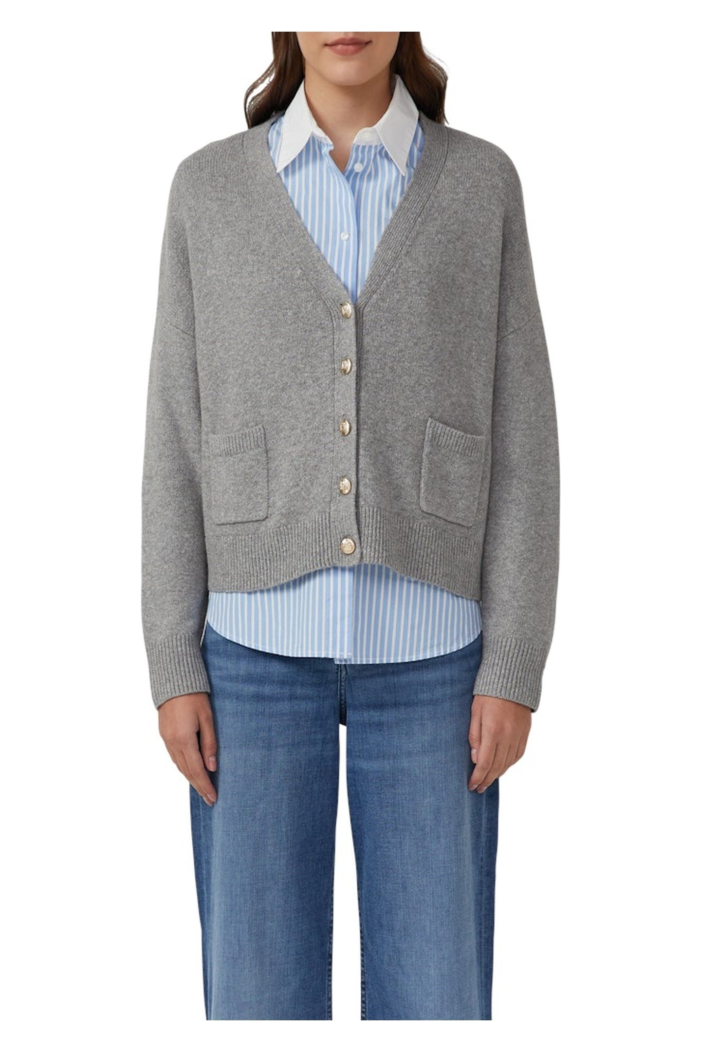 S.OLIVER CARDIGAN GREY 1