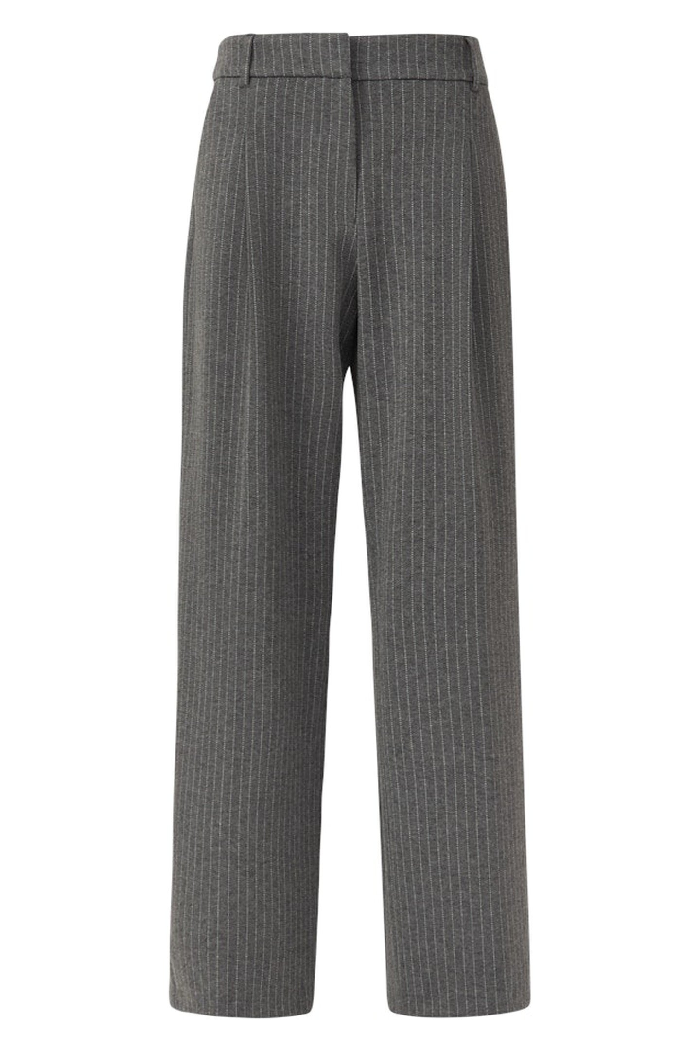 S.OLIVER PANTS GREY/BLACK 1
