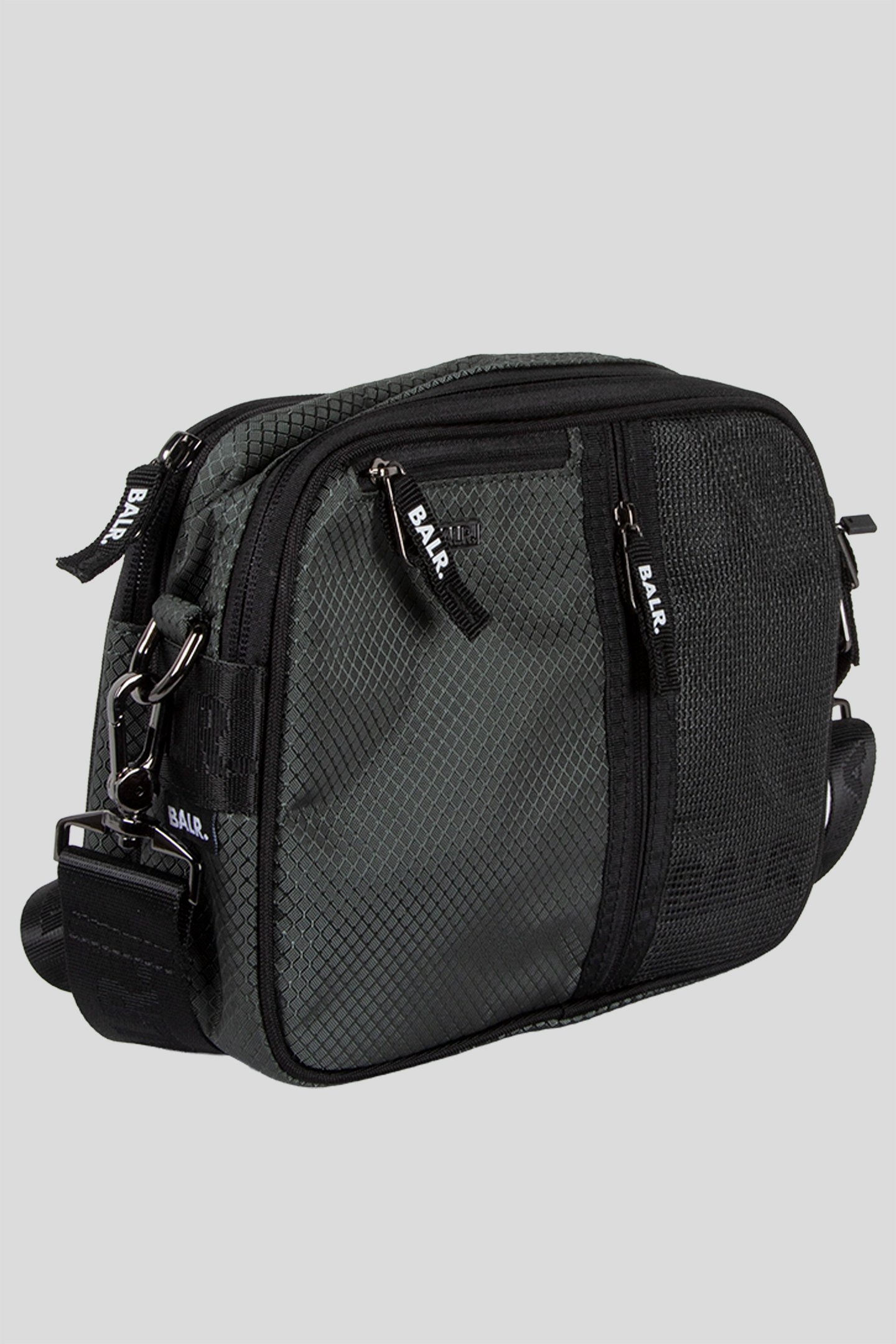 SALERNO RIPSTOP SHOULDER BAG JET BLACK 3