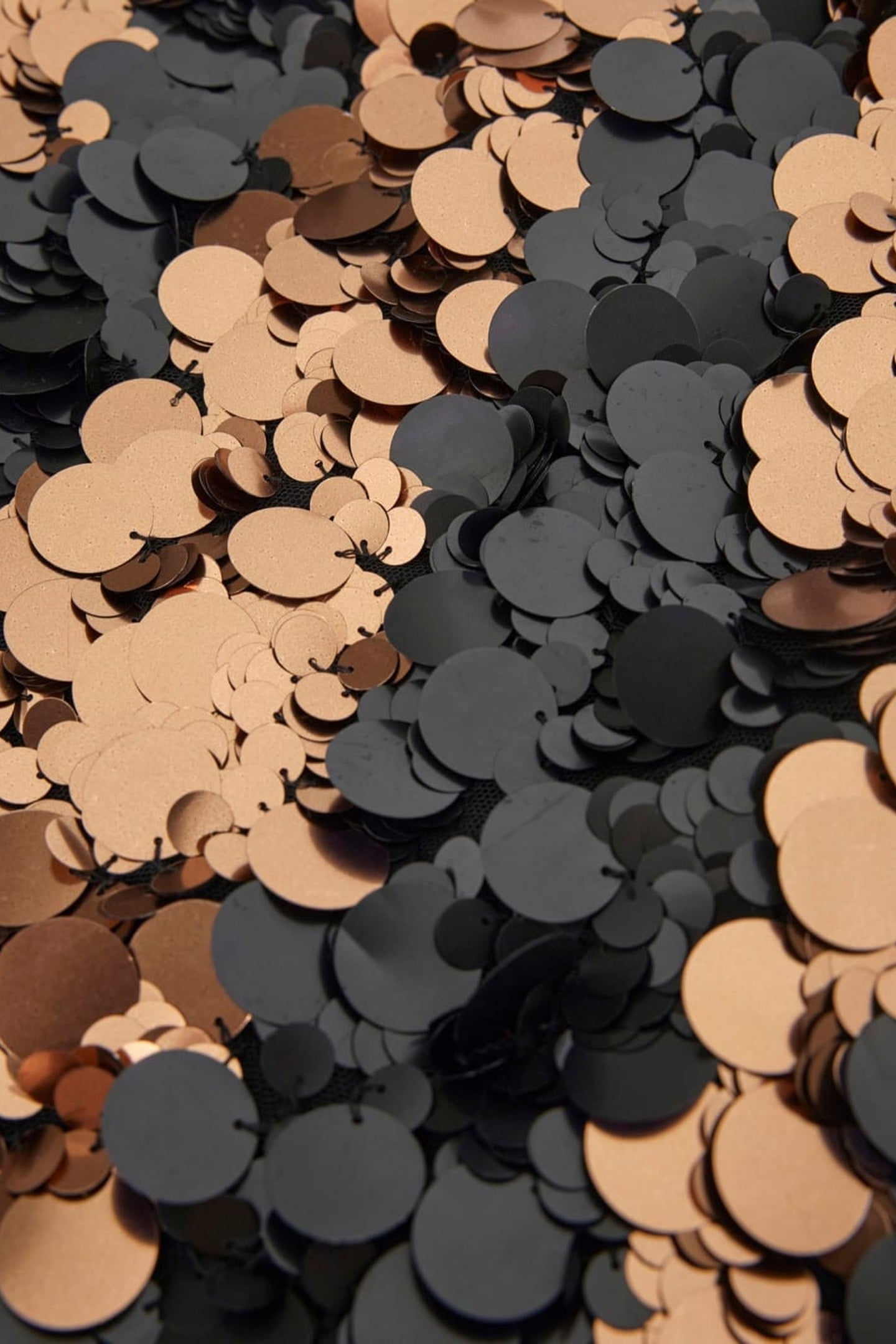 MARCIANO BY GUESS AMBER SEQUINS MINI S BLK & TERRA DI SIENA 8