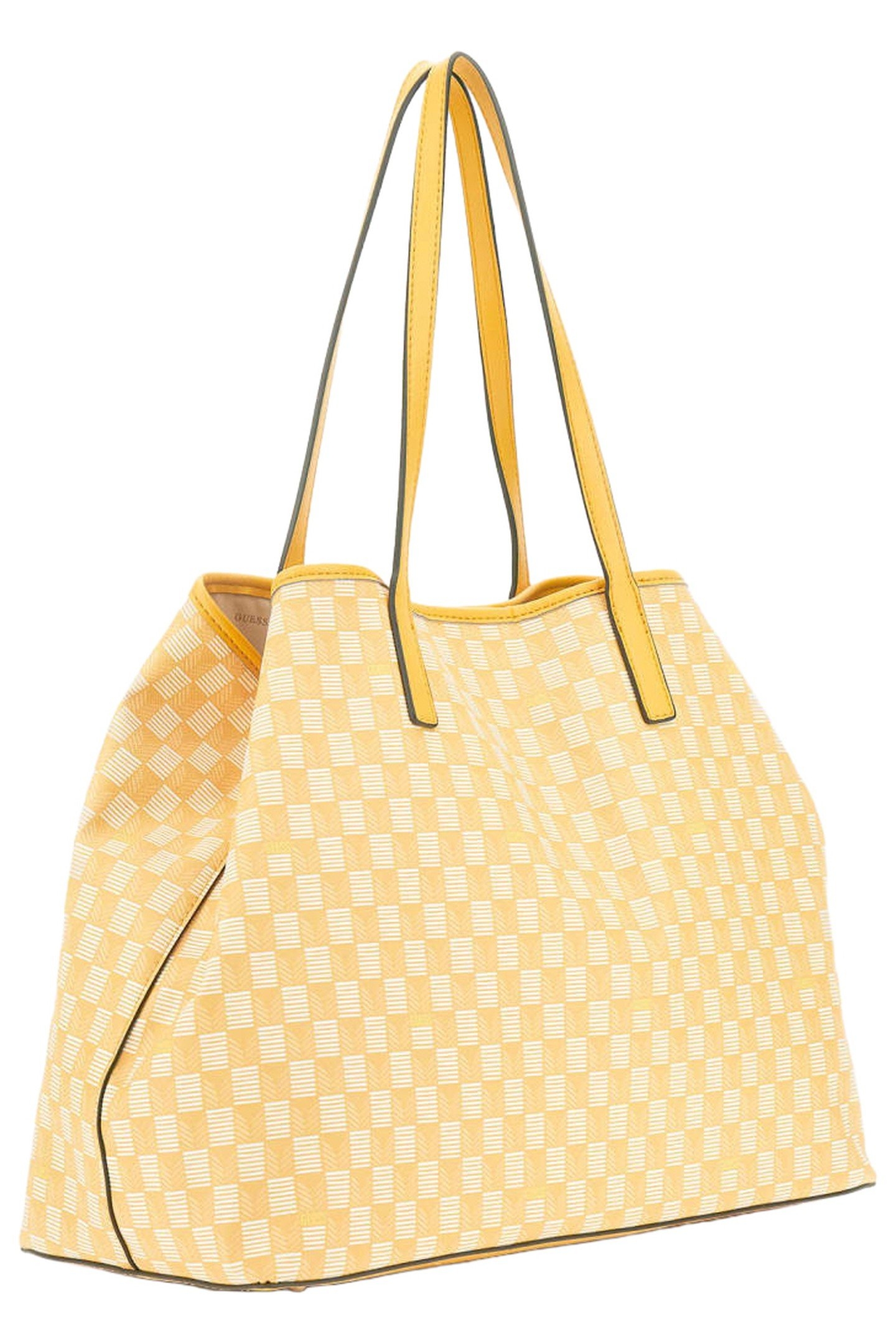 VIKKY II LARGE TOTE YELLOW LOGO 3