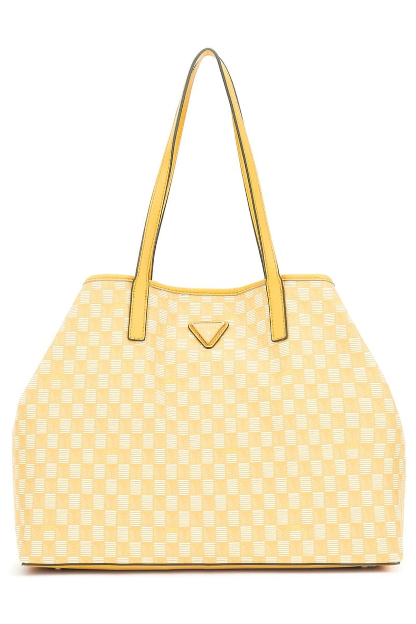 VIKKY II LARGE TOTE YELLOW LOGO 5