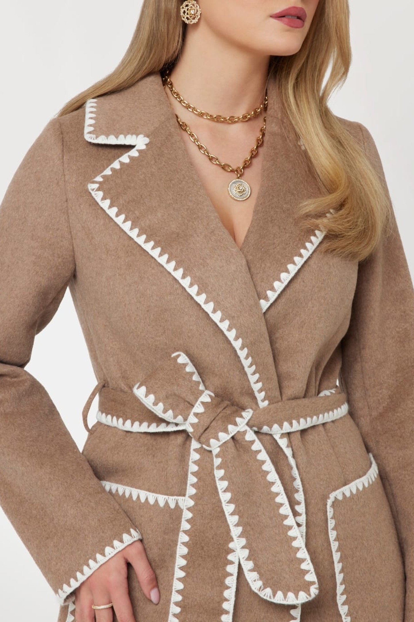 GUESS ECO VICTOIRE WRAP BELT C WET SAND MULTI 3