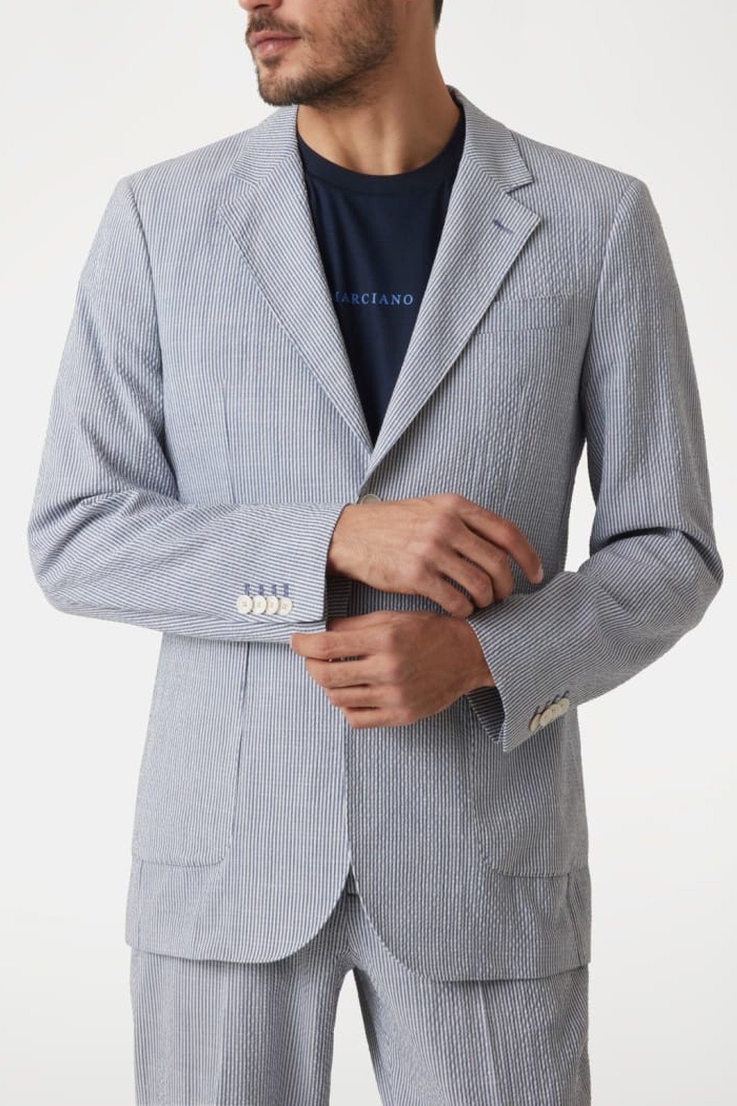 GRANT 2B PATCH PKTS WHITE/BLUE STRIPES 5