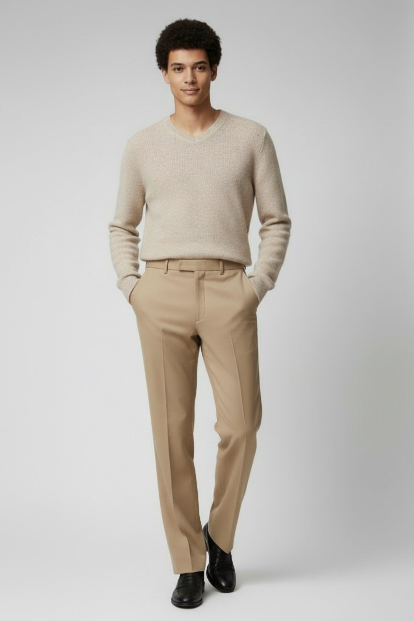 OLAALF KNIT ANTARTICA MELANGE 1