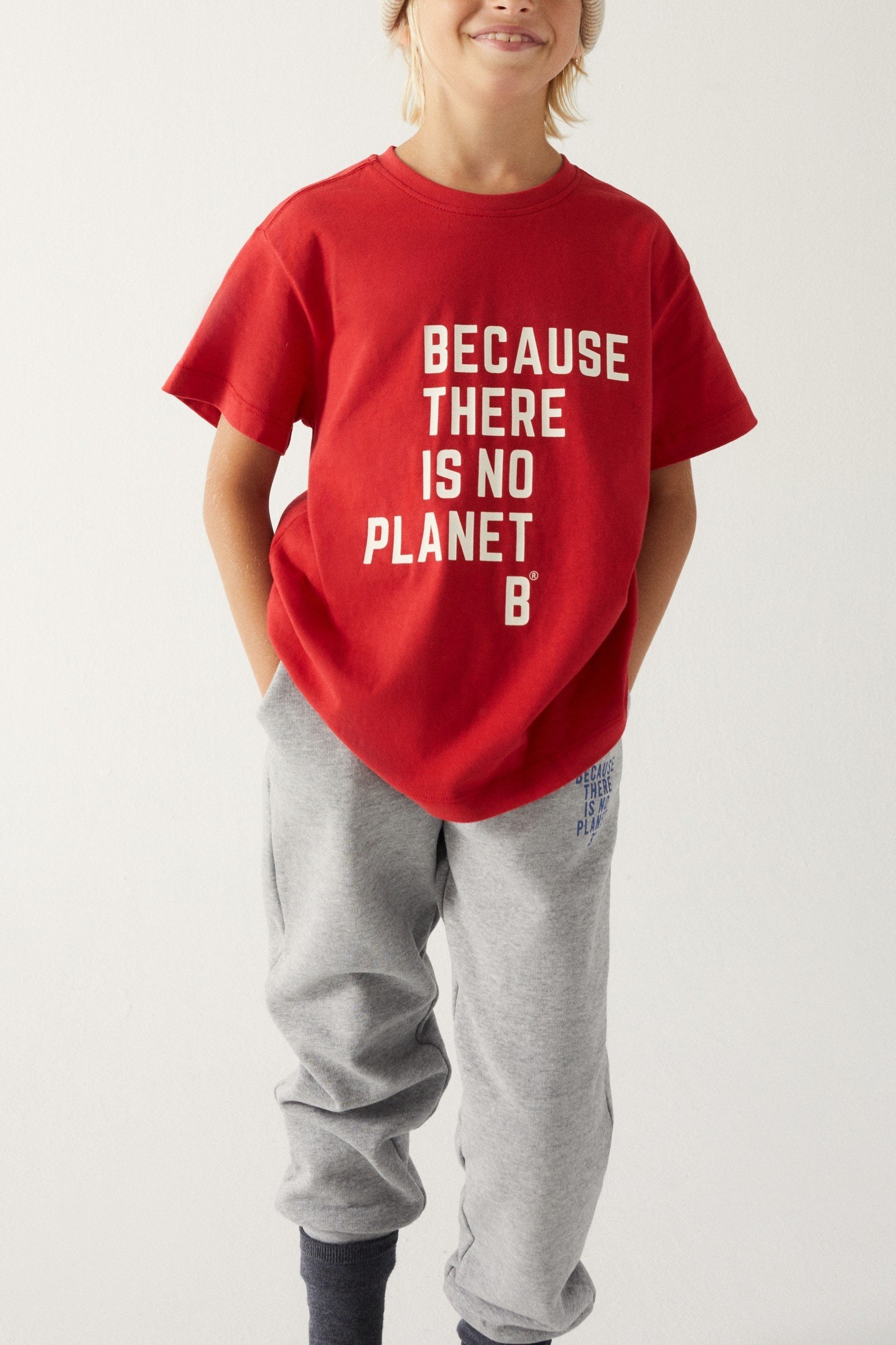 BOYS BECAUSEALF T-SHIRT CHERRY 1