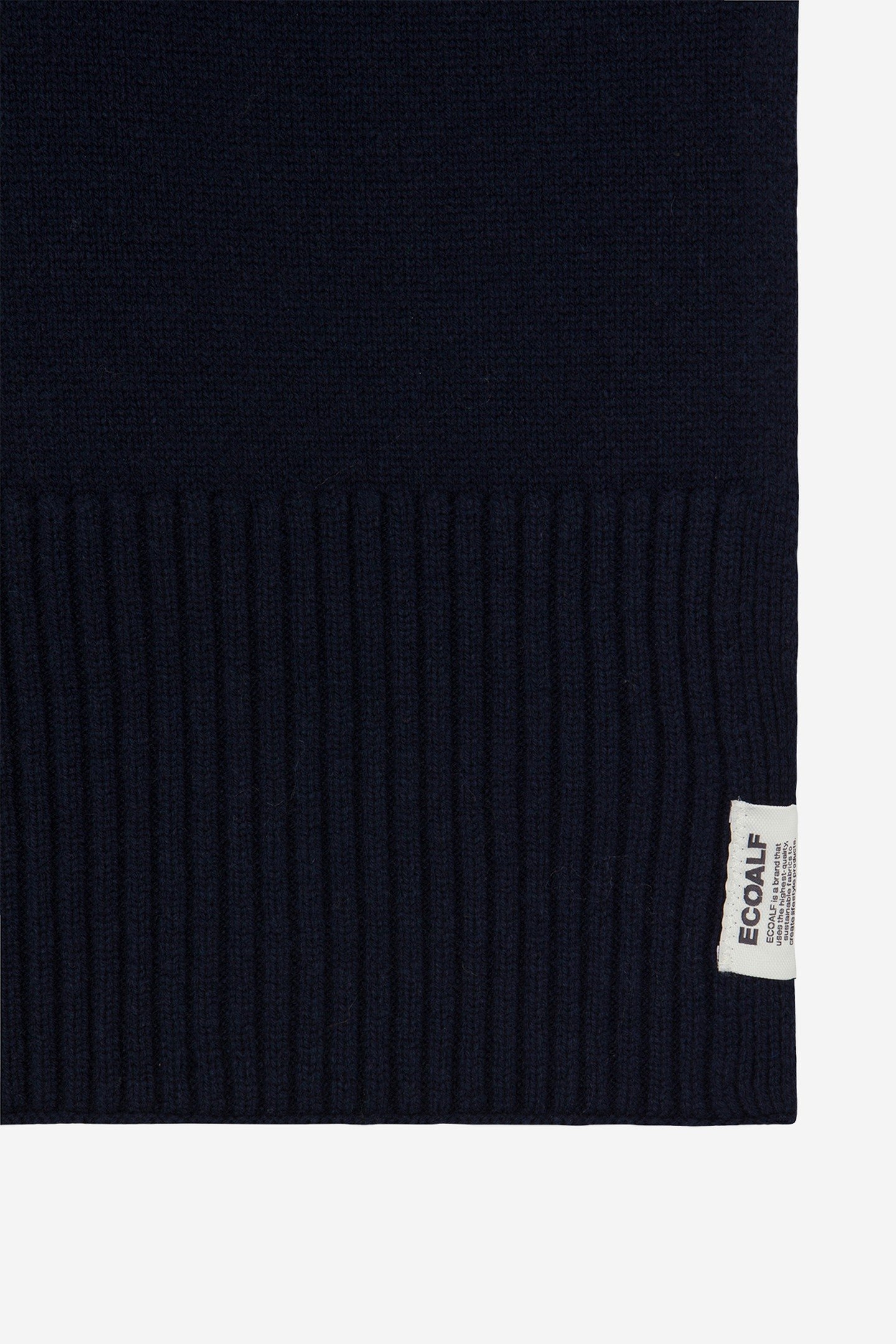 UNISEX WOOLALF SCARF DEEP NAVY 3