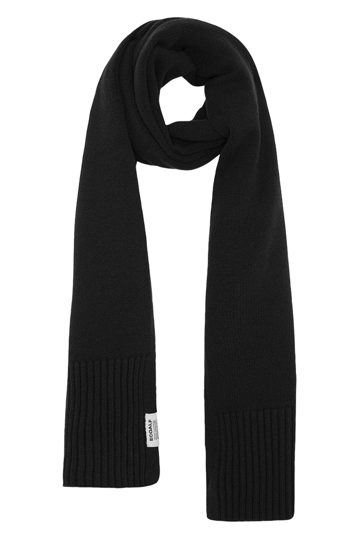 UNISEX WOOLALF SCARF BLACK 3