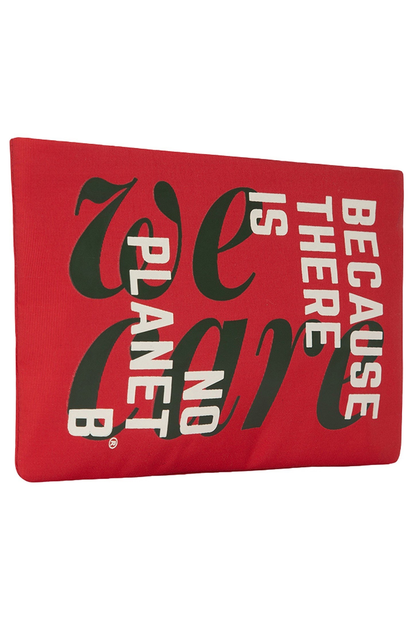 LUPITAALF CLUTCH WITH MESSAGE RED 1