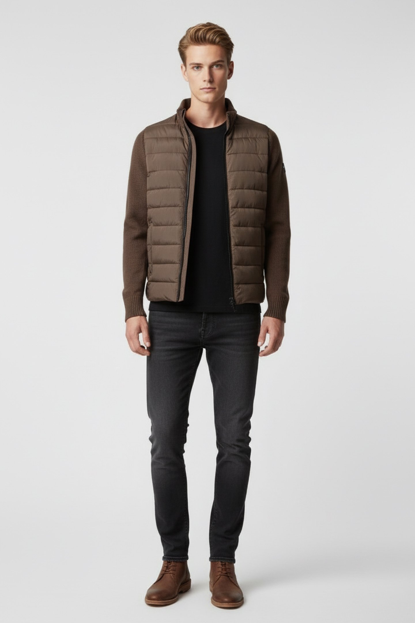 BIMIALF KNIT DARK OLIVE 1