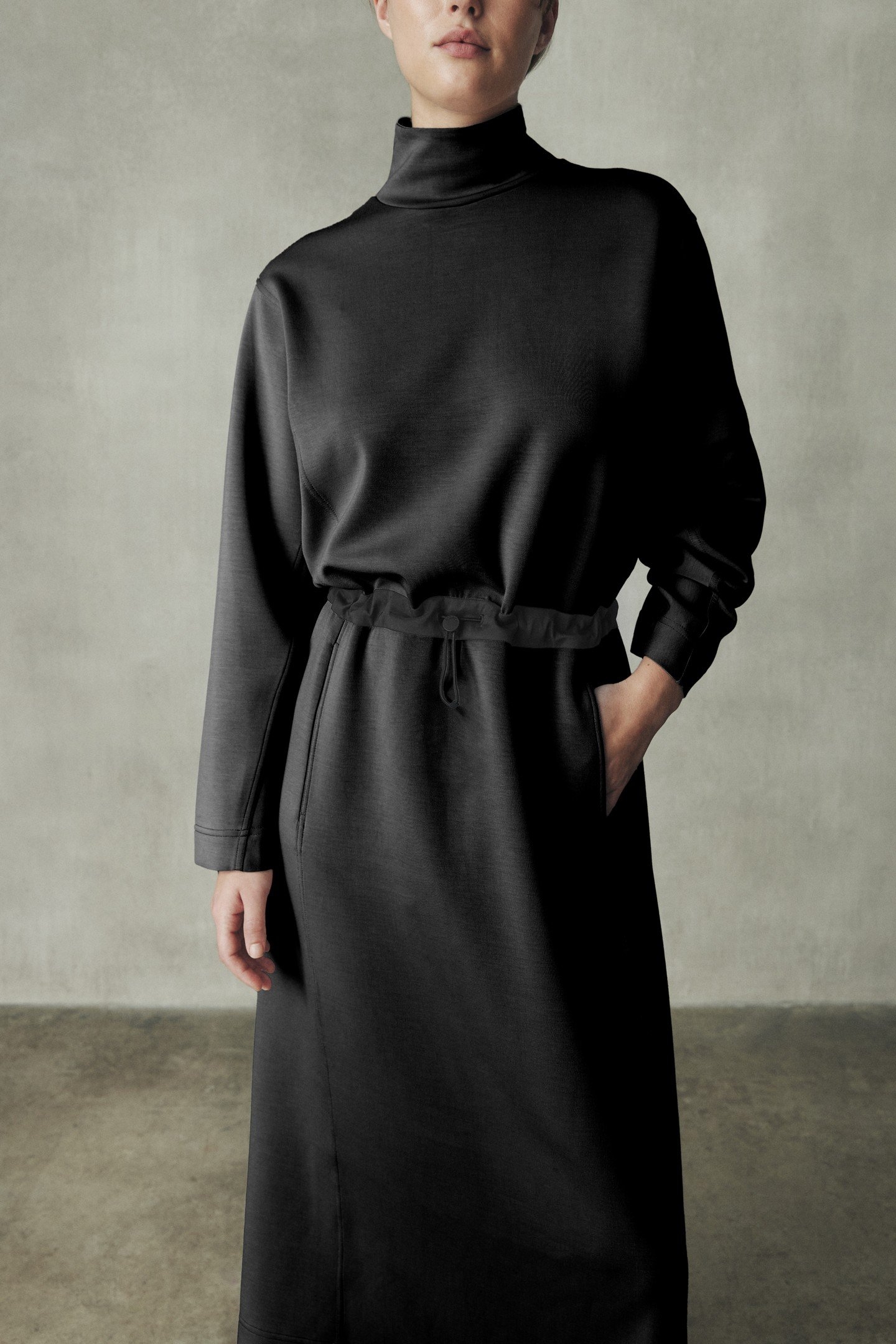 ZAFIROALF DRESS BLACK 1