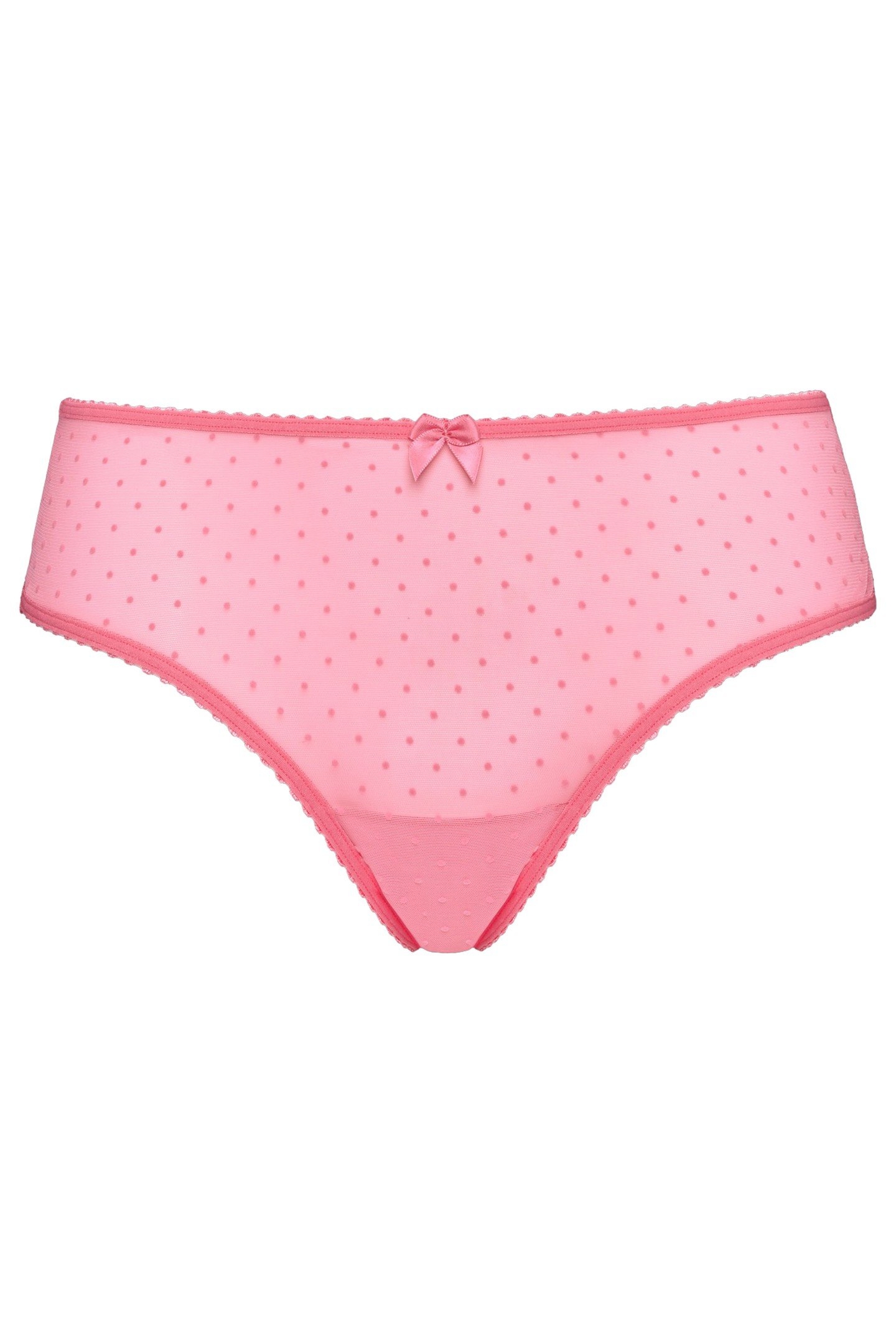 PEEKABOO BOTTOM BRAZILIAN BRIEFS 8 CM PINK 4