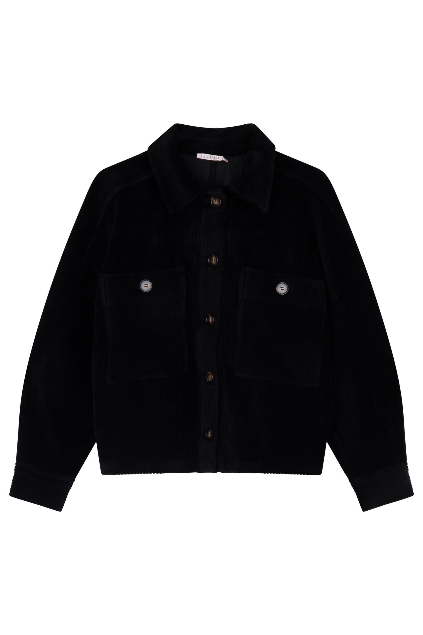 JACKET RIB CORDUROY BLACK 5