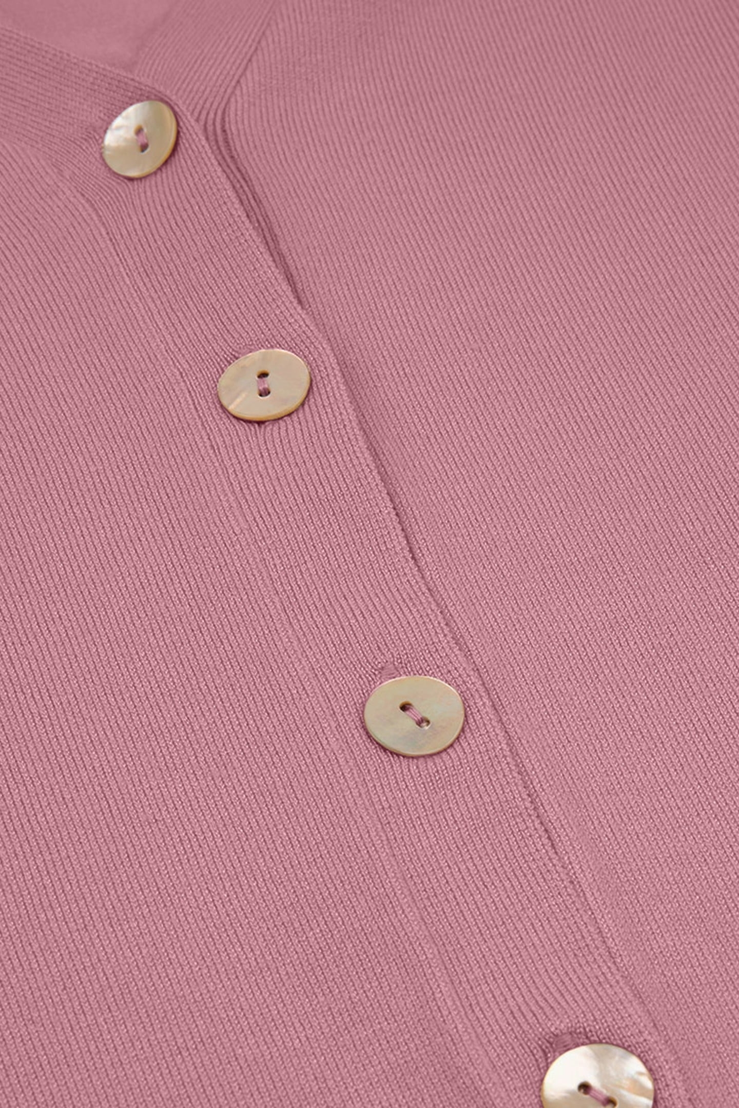 CARDIGAN BASIC V-NECK VINTAGE ROSE 2