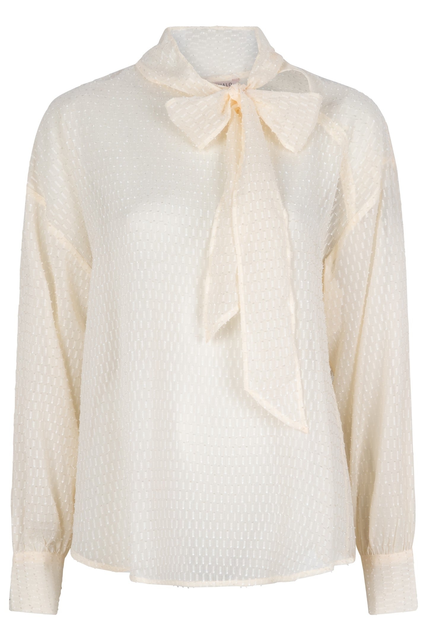 BLOUSE NECK BOW OFF WHITE 1