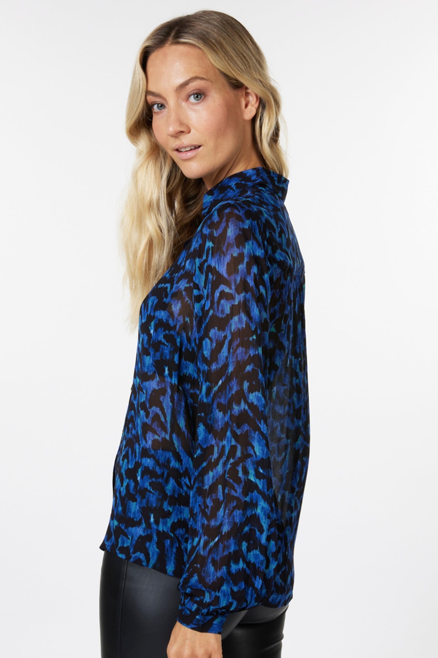 BLOUSE BASIC WILD CELEBRATION PRINT 5