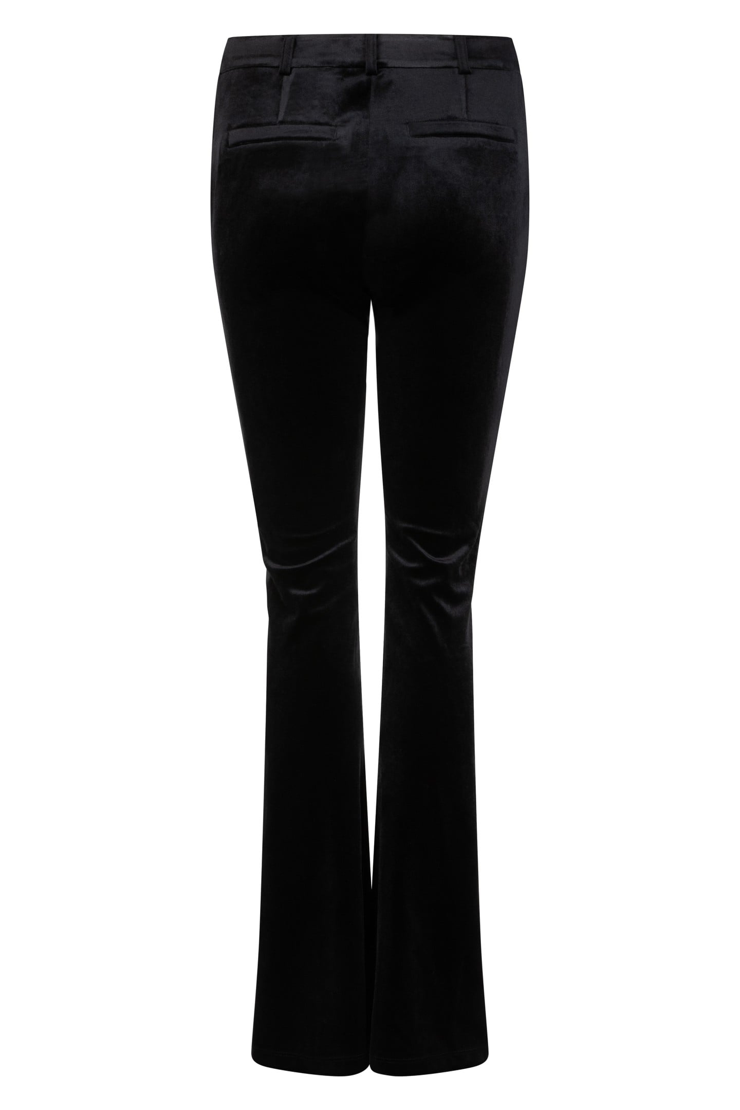 TROUSERS FLAIR VELOURS BLACK 5
