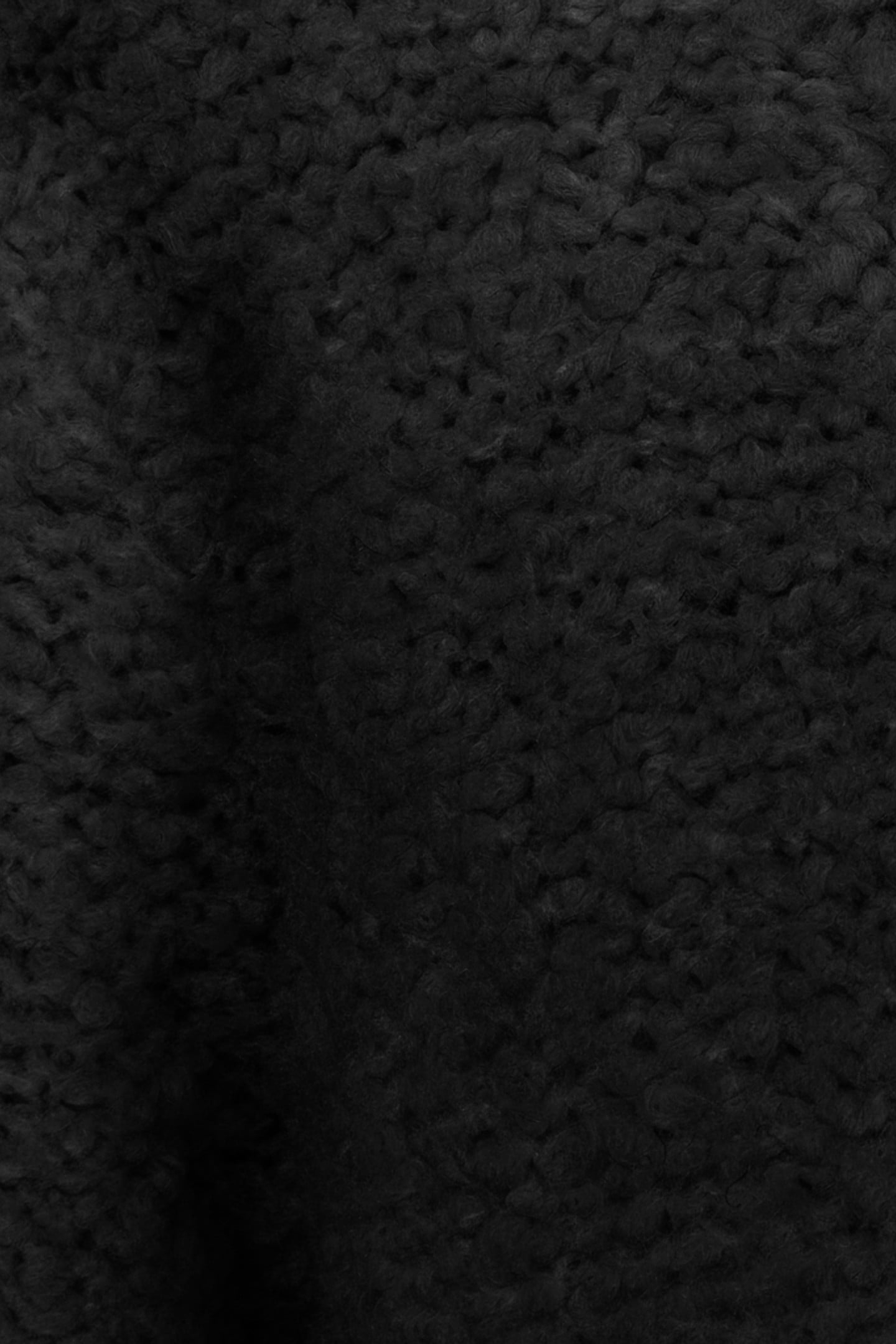 CARDIGAN BOUCLE KNIT BLACK 3