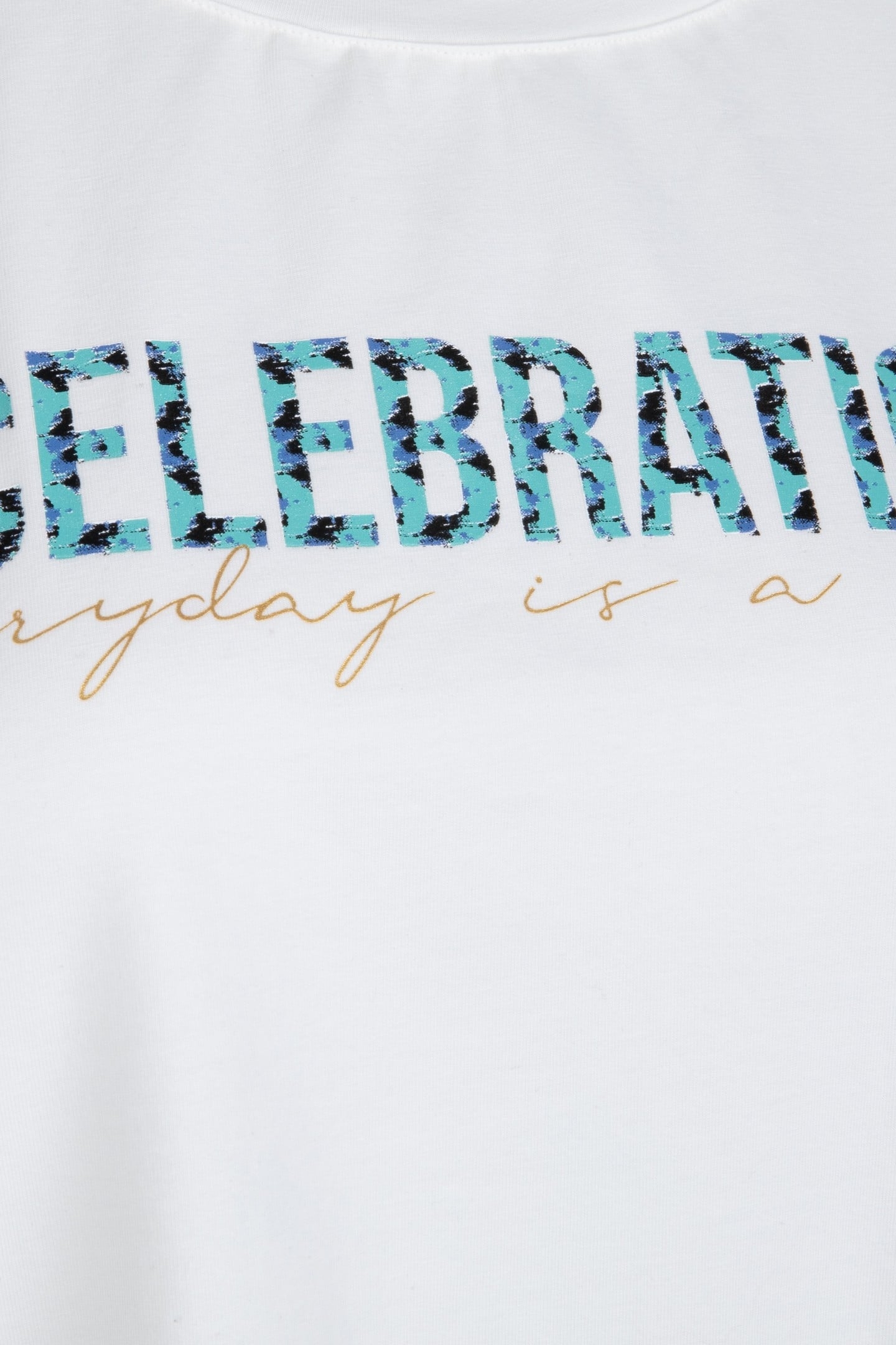 T-SHIRT “CELEBRATION” OFF WHITE 6