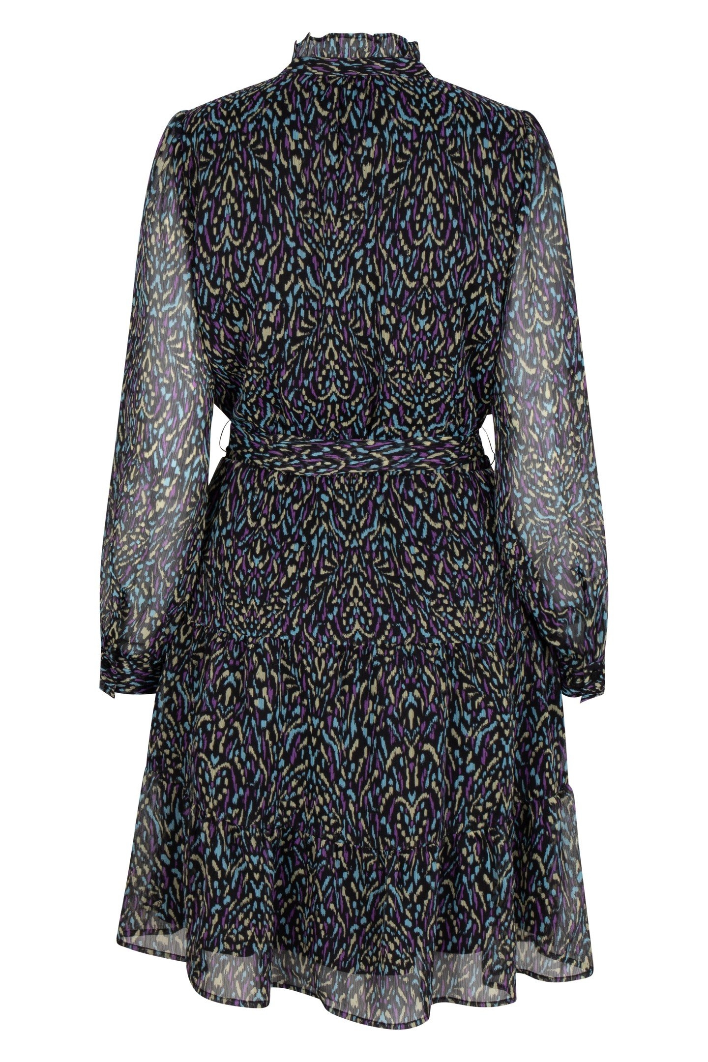 DRESS SHORT PIN TUCK MAGIC EARTH PRINT 4