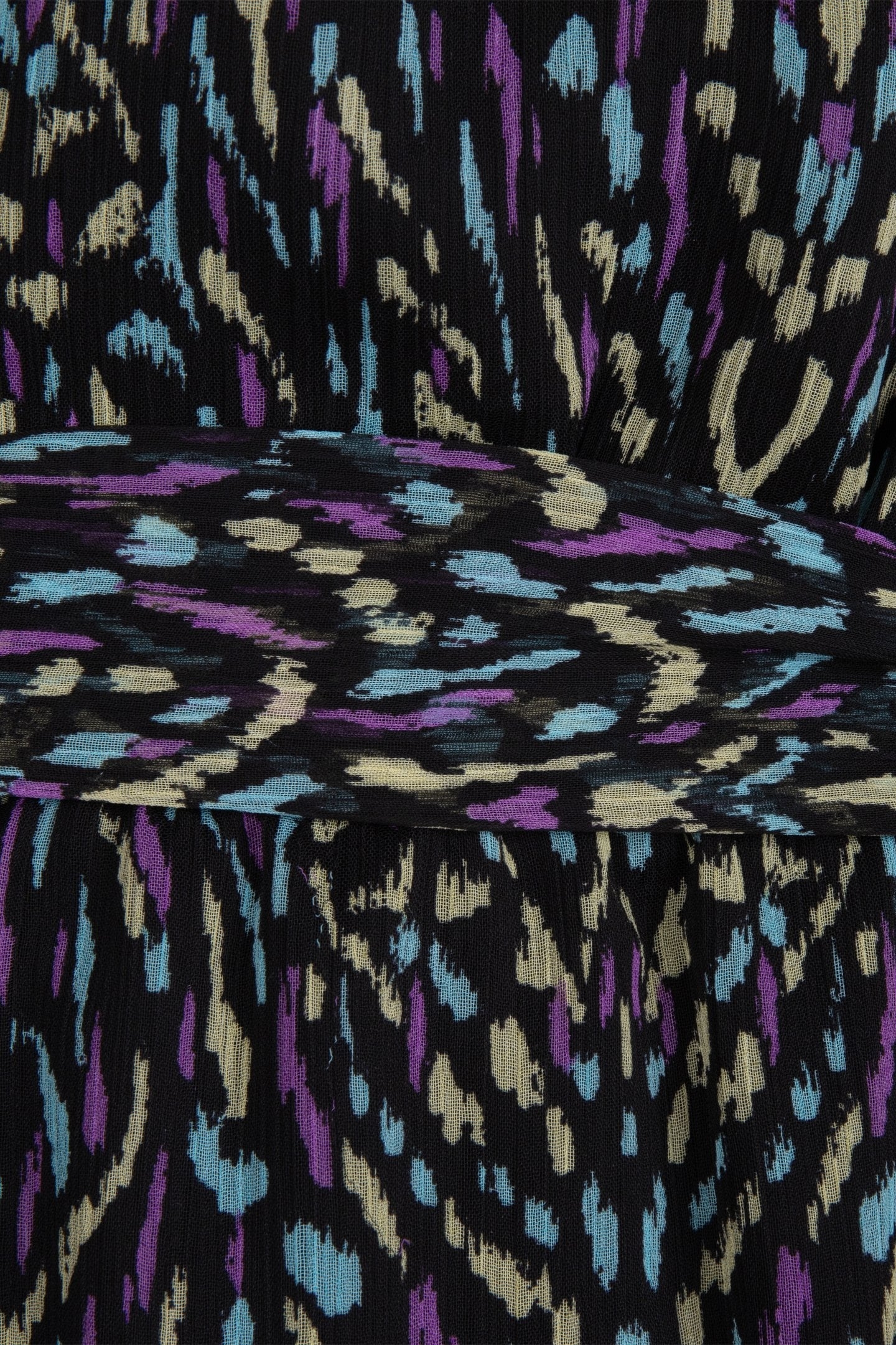 DRESS SHORT PIN TUCK MAGIC EARTH PRINT 5