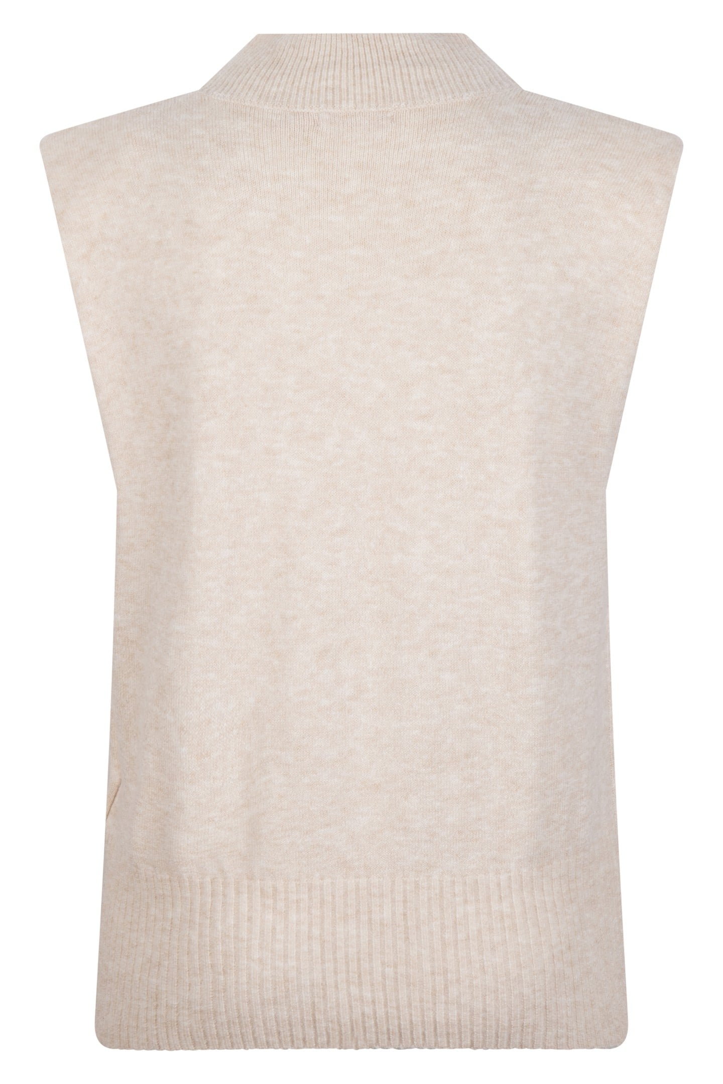 SWEATER SLV/LSS COL SHOULDER PADS LIGHT SAND 5