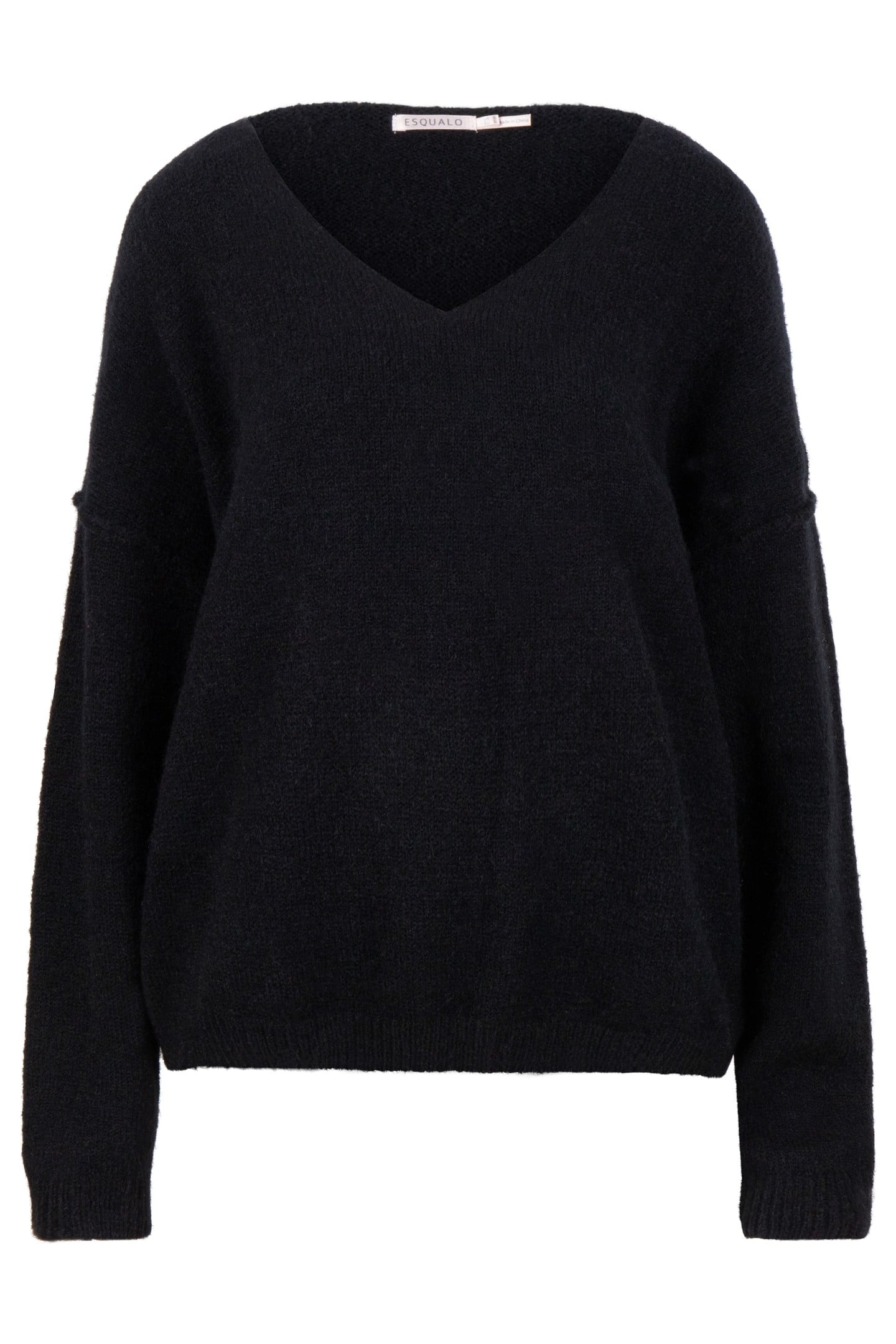 SWEATER V-NECK BLACK 4