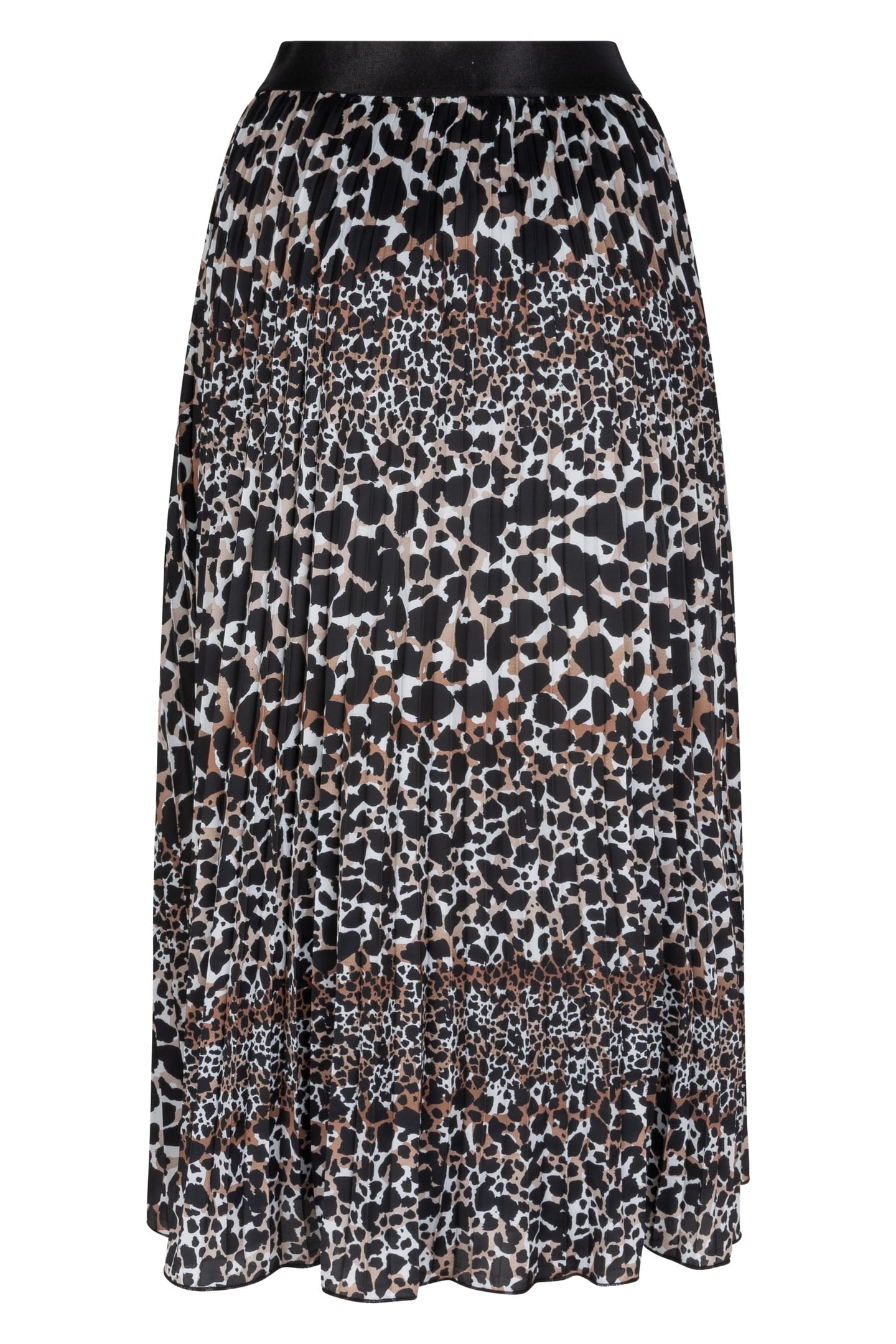 SKIRT PLISSE SCATTERED ILLUSION PRINT 5