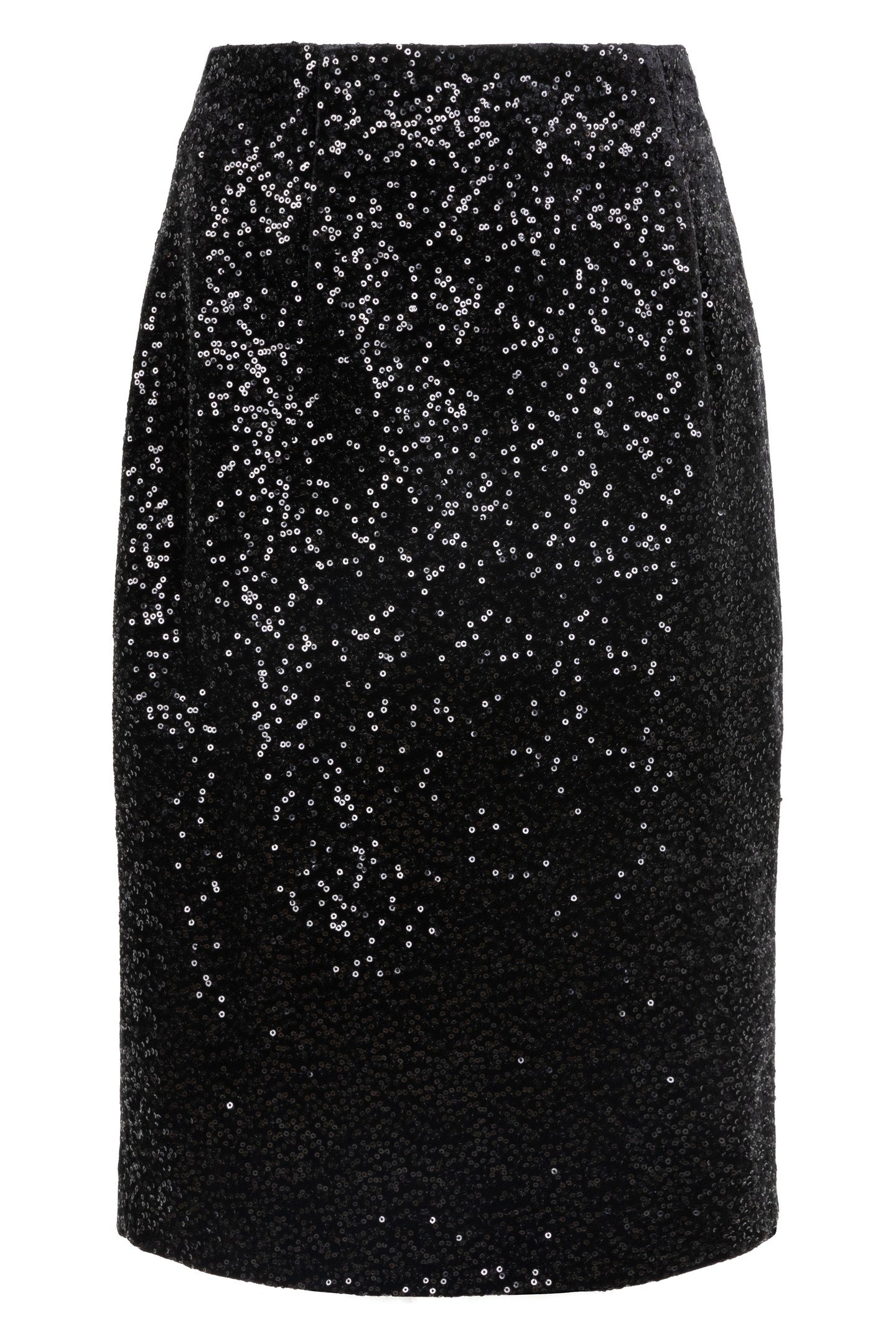 SKIRT VELVET SEQUINS BLACK 4