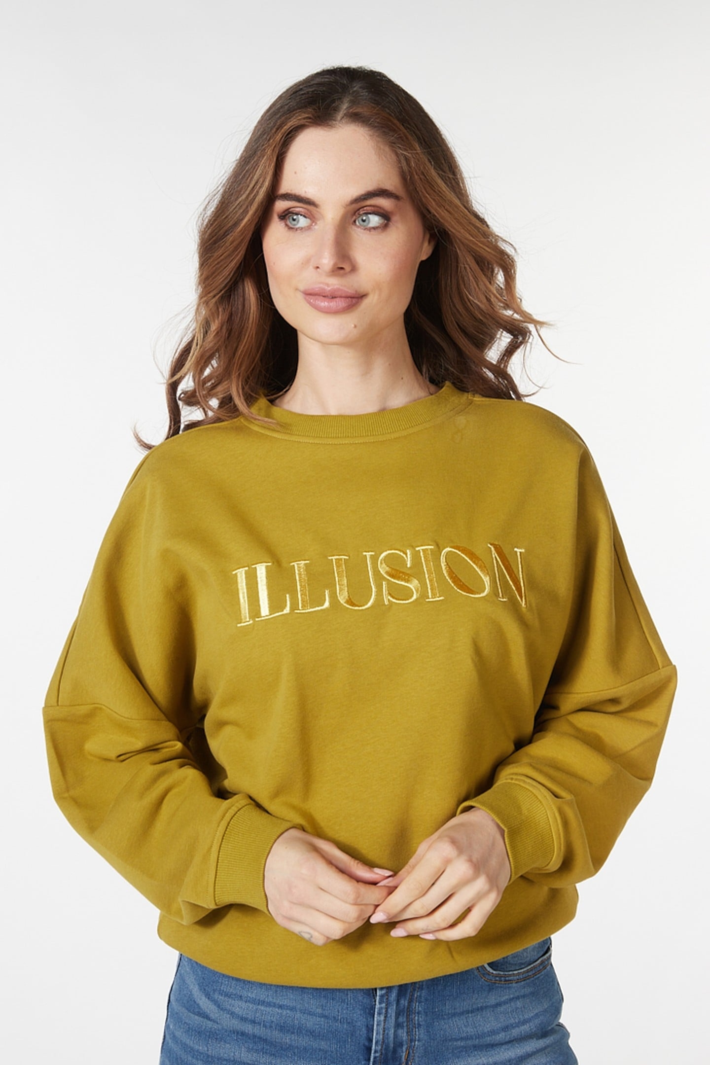 SWEATER ILLUSION OLIVE 1