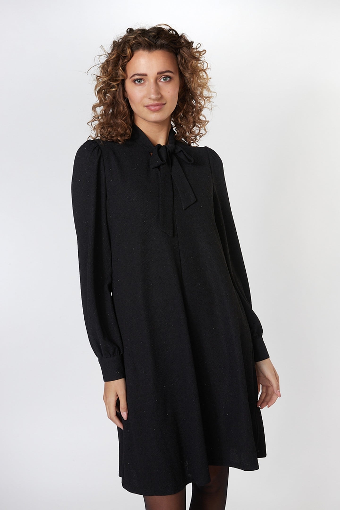 DRESS FANCY LUREX BLACK 2