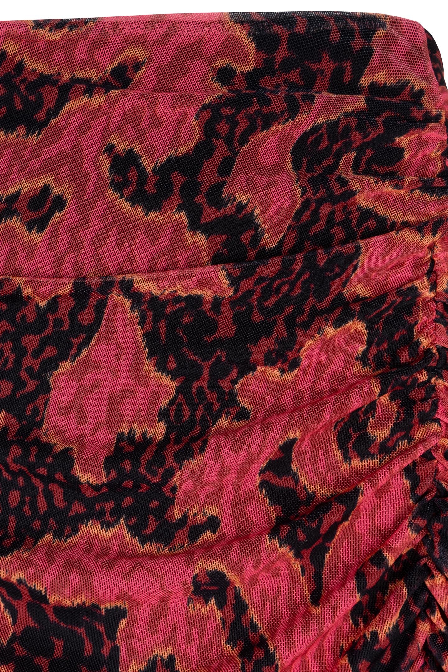 SKIRT MESH MASTERPIECE PRINT 6