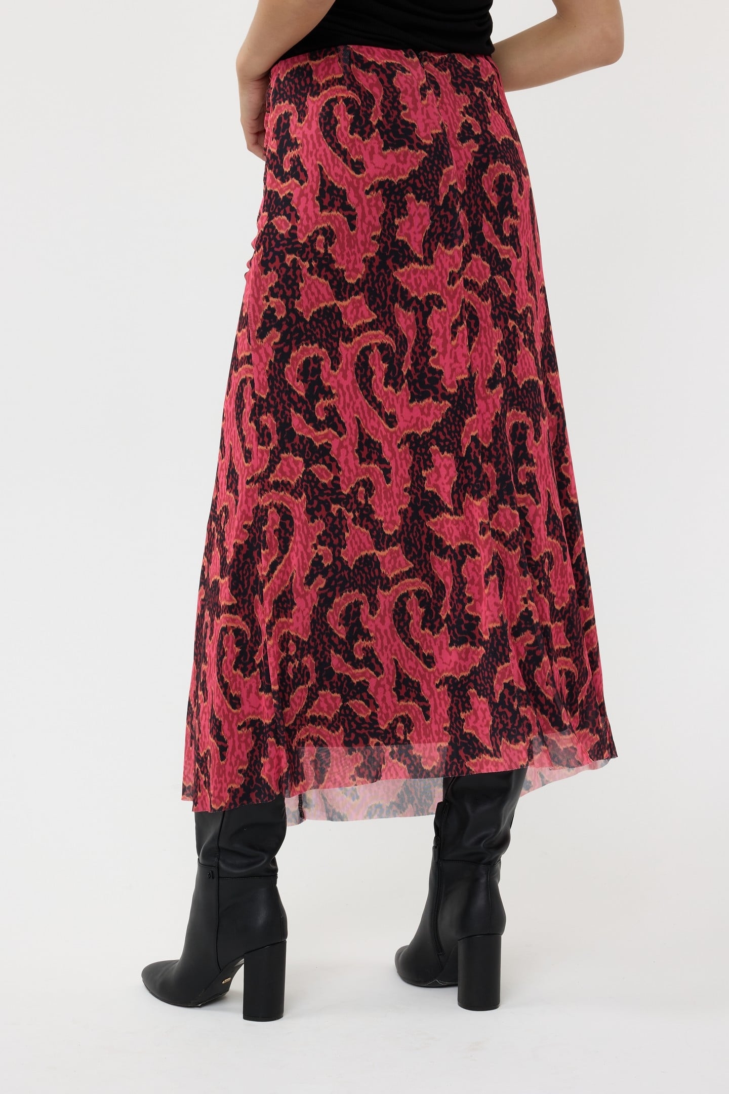 SKIRT MESH MASTERPIECE PRINT 3