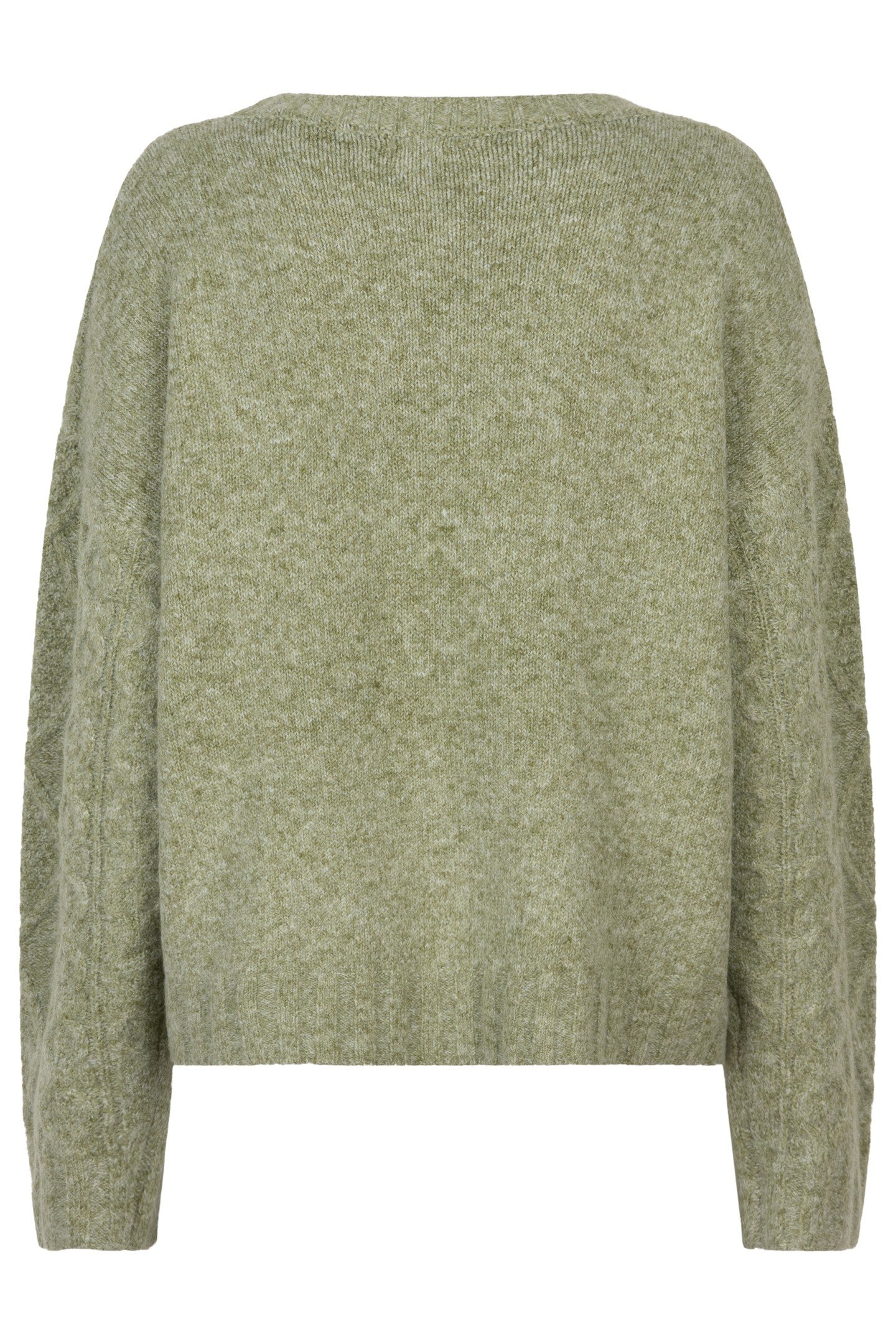 SWEATER MELANGE MOSS GREEN 5