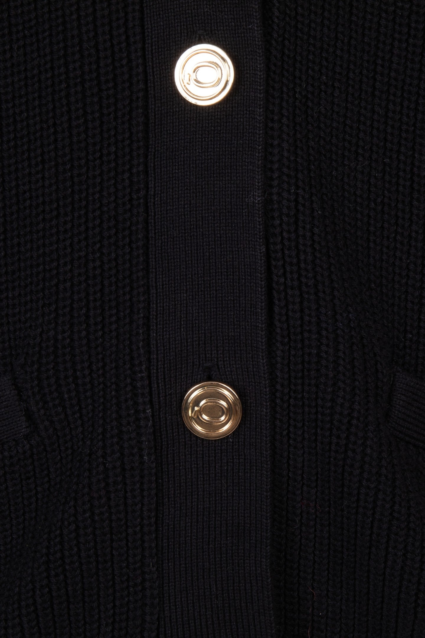 CARDIGAN V-NECK BUTTONED BLACK 7