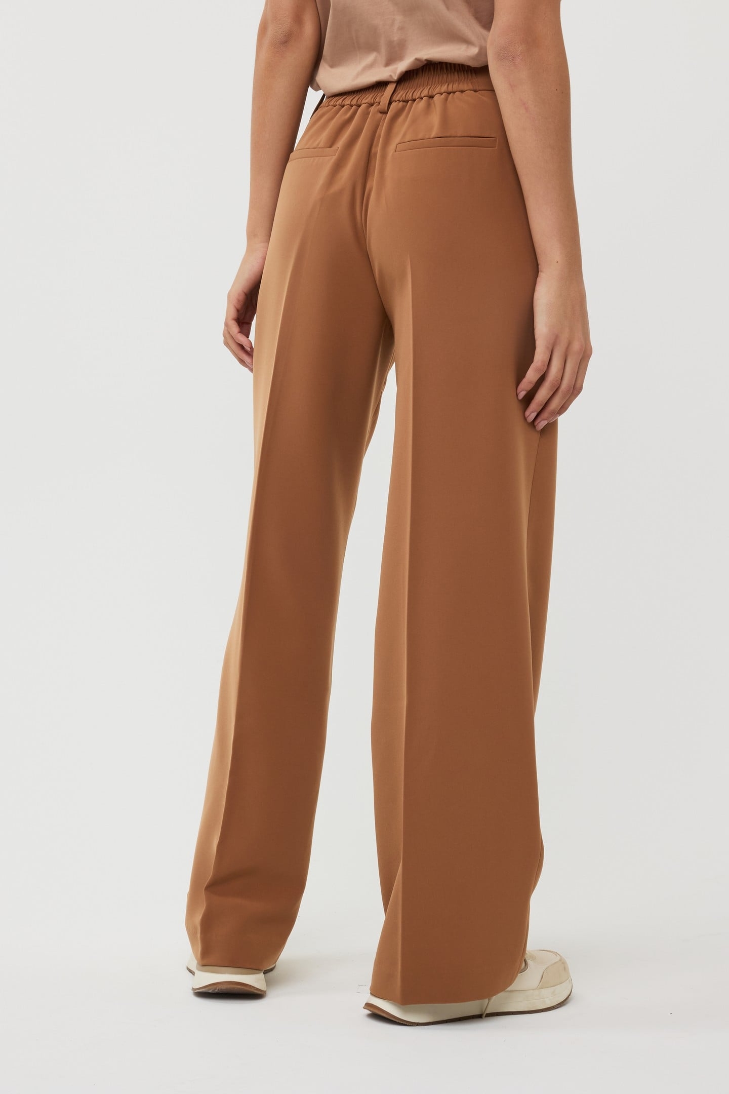 TROUSERS WIDE CITY COPPER BROWN 3