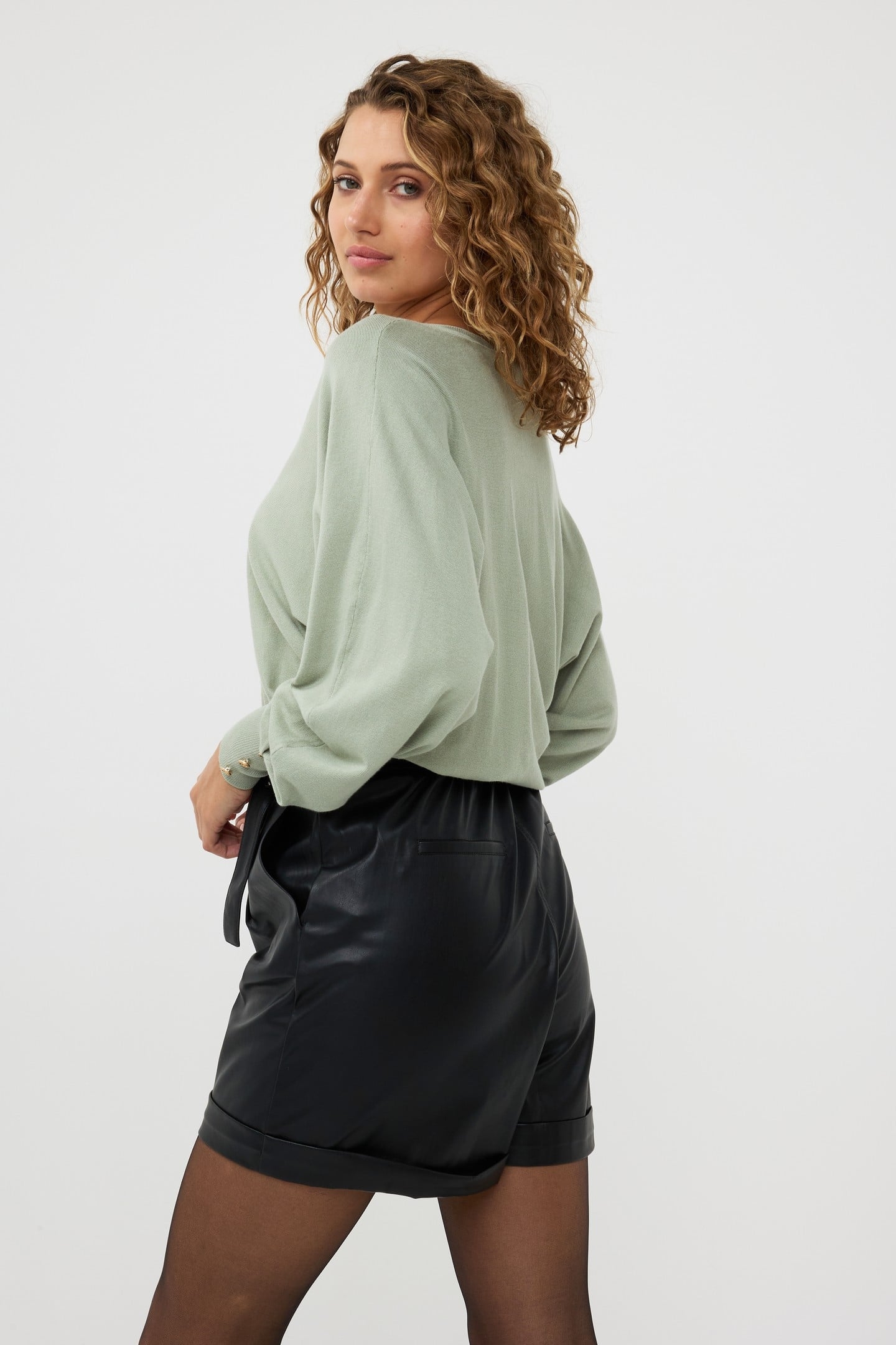 SWEATER BATWING BASIC KNIT JADE 3