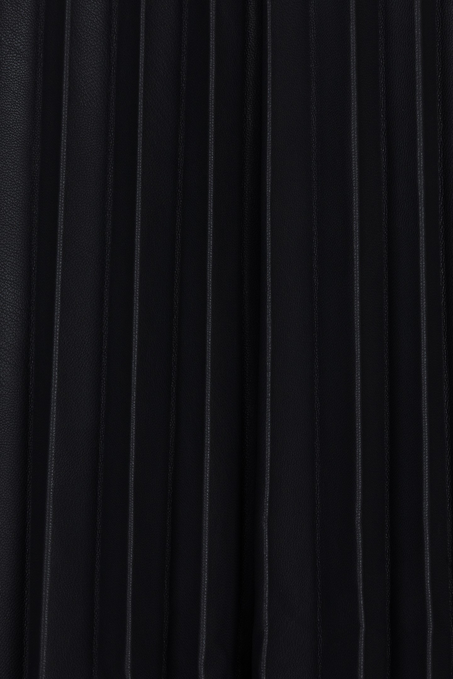 SKIRT PLISSE VEGAN LEATHER BLACK 3
