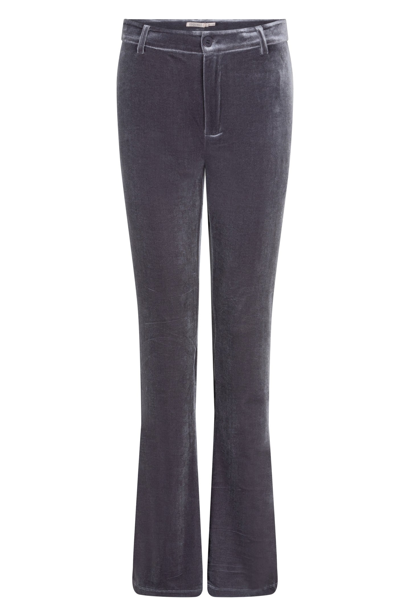 TROUSERS FLAIR VELOURS GREY 4