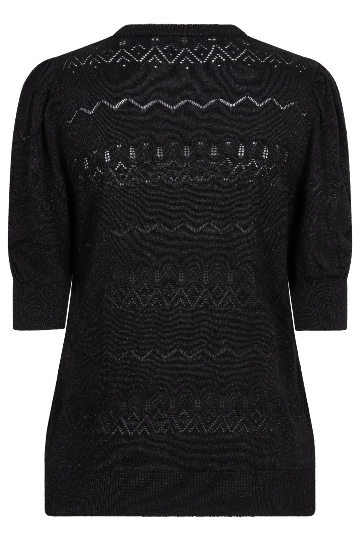 SWEATER S/SLVE LUREX BLACK 5