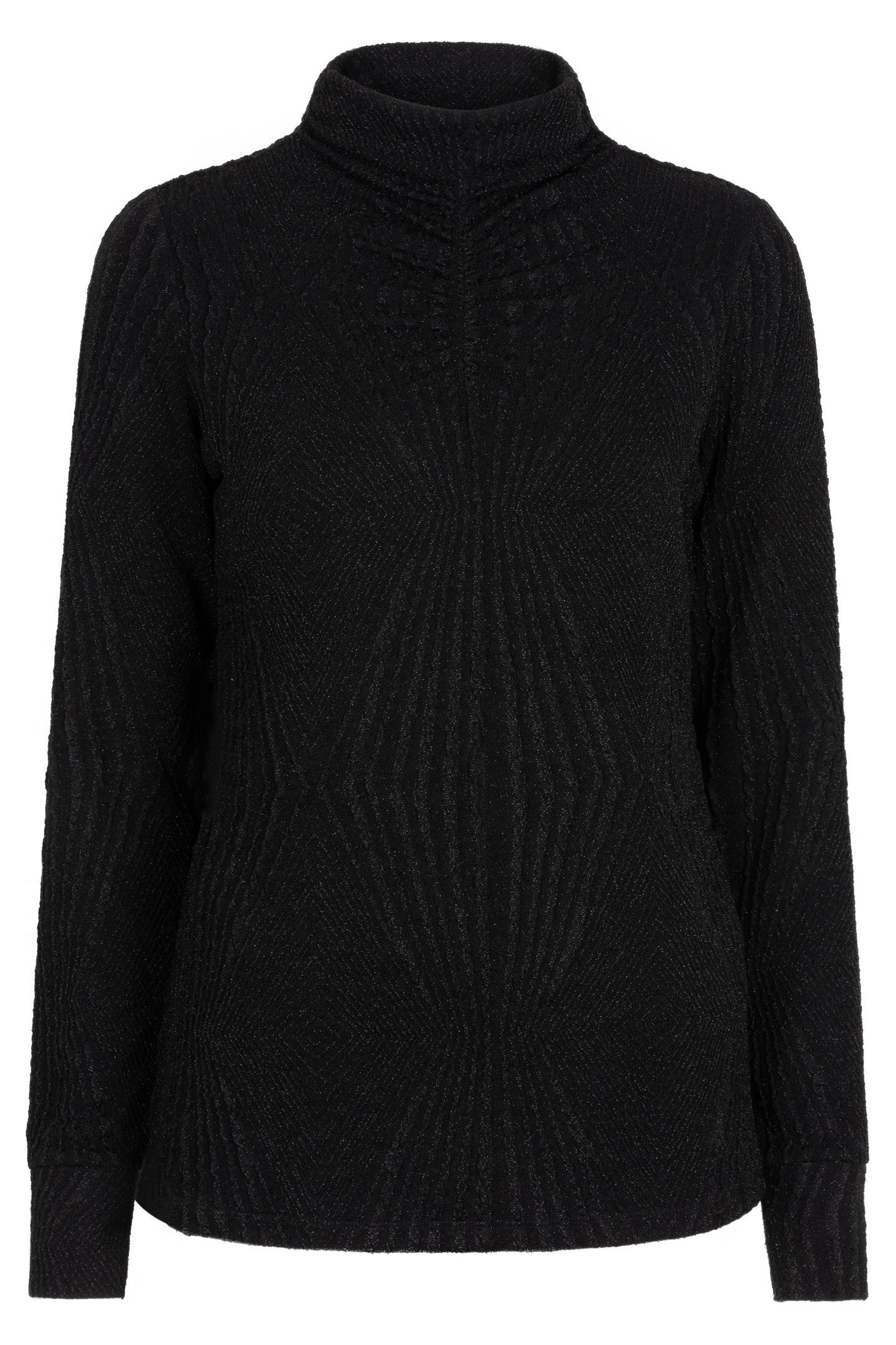 TOP GATHERING JACQUARD SJ BLACK 5