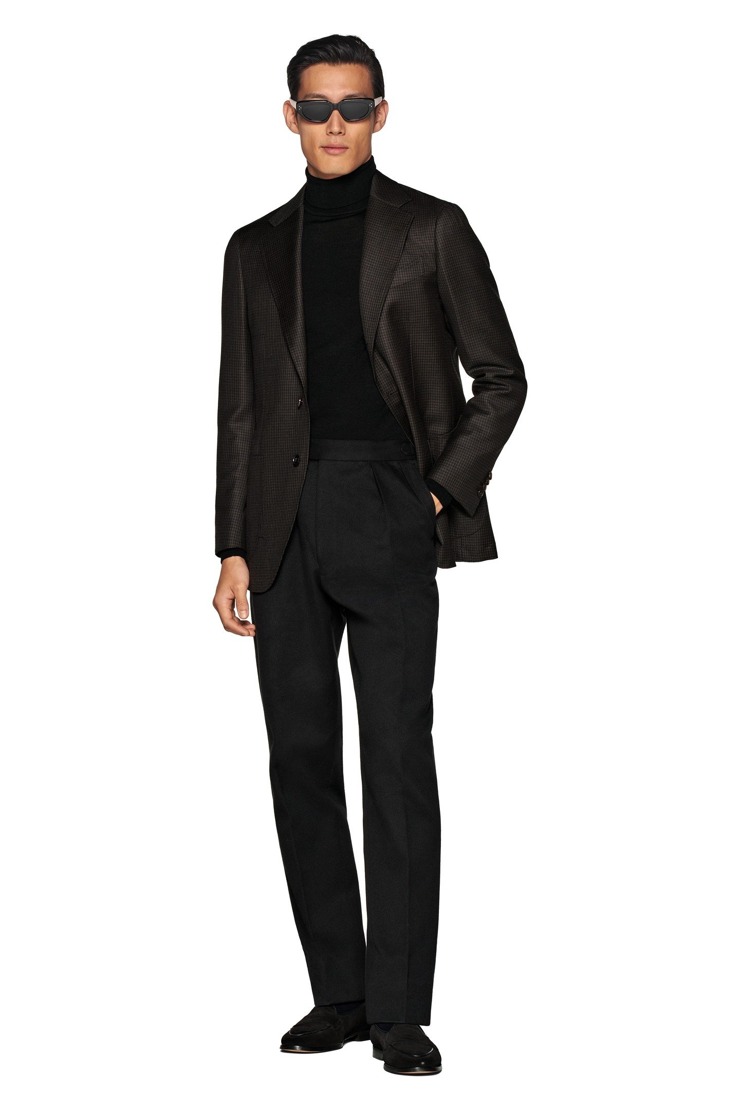 HAVANA MID BROWN HOUNDSTOOTH DARK BROWN 2