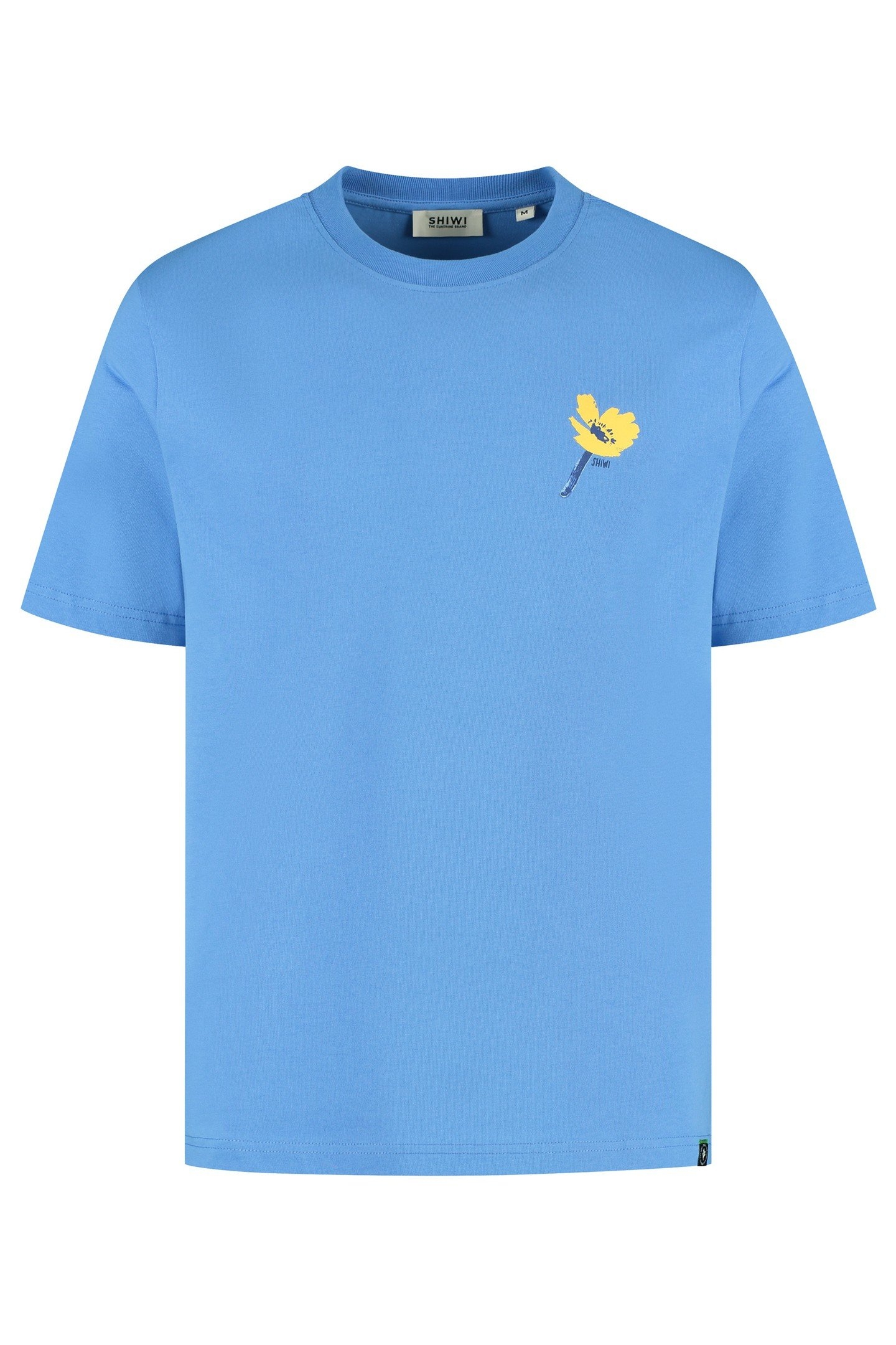 FINN RELAXED FIT UNWIND TEXT T-SHIRT BLUE FIELDS 5