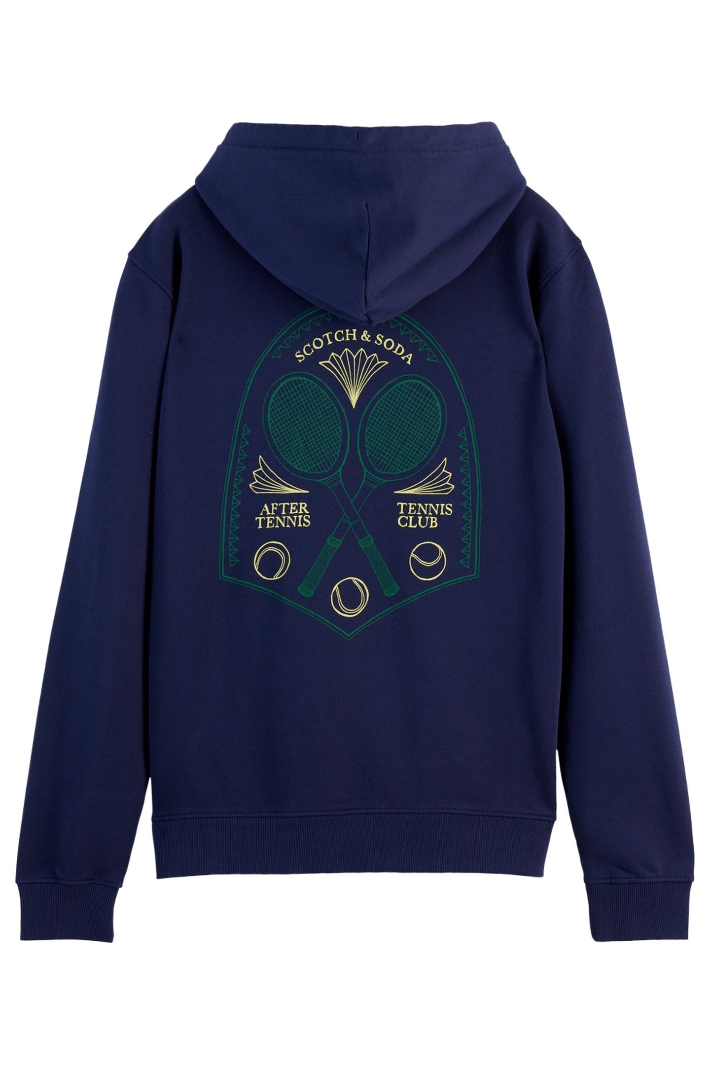 FRONT AND BACK ARTWORK HOODIE NAVY 6