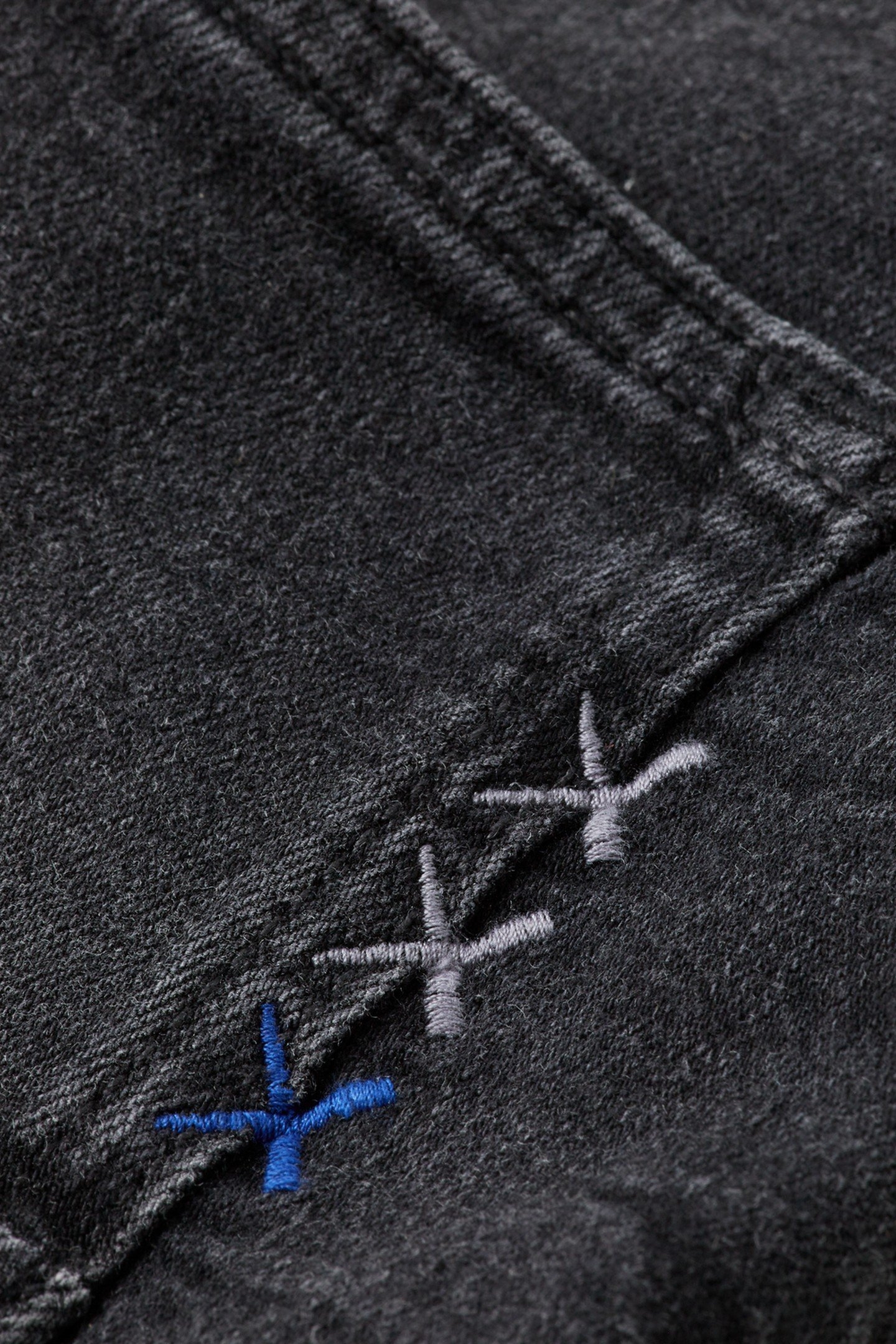 RALSTON SLIM FIT DENIM SHORT — BLACK NIGHT 2