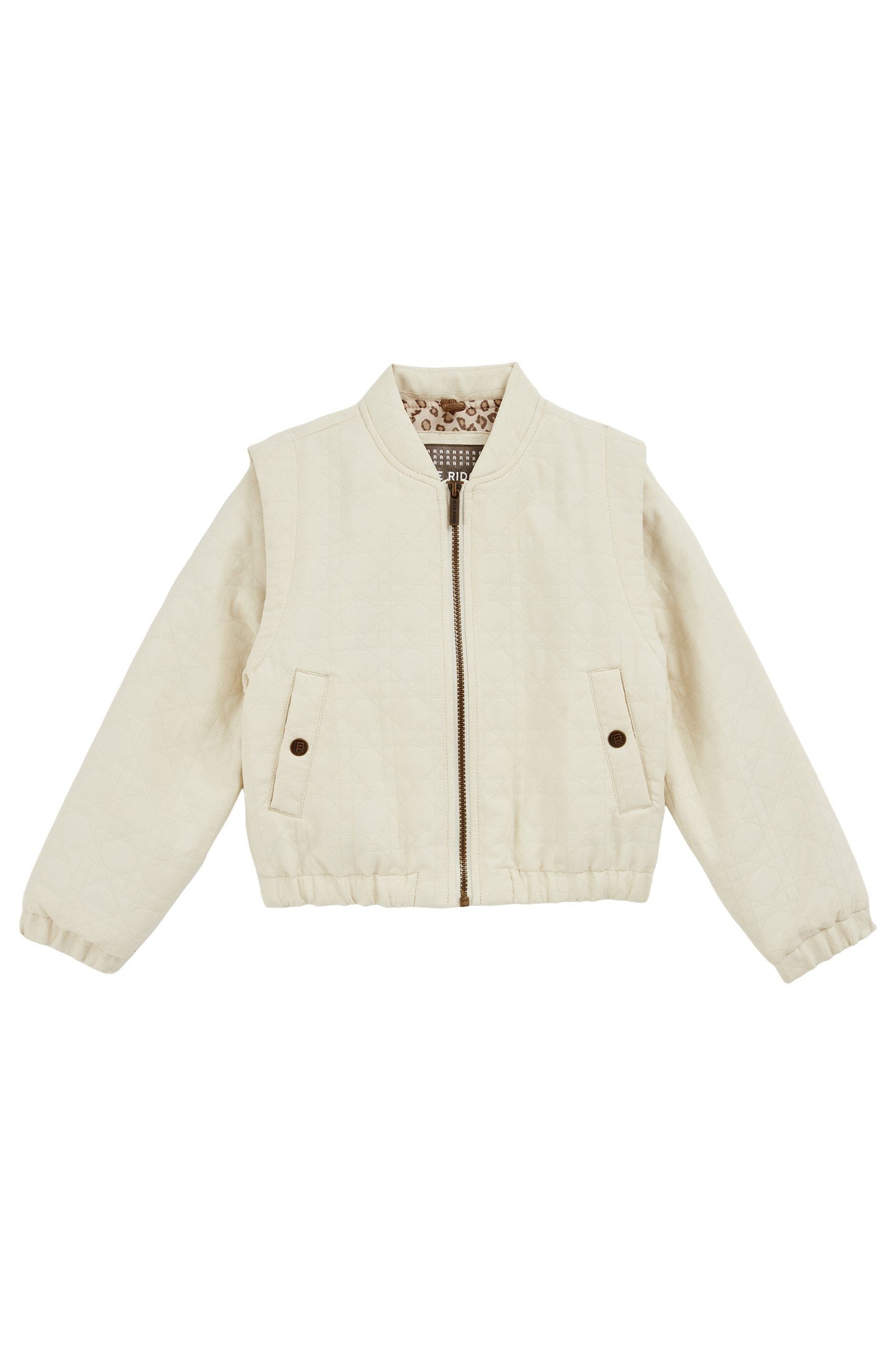 GIRLS BOMBER OFF-WHITE 1