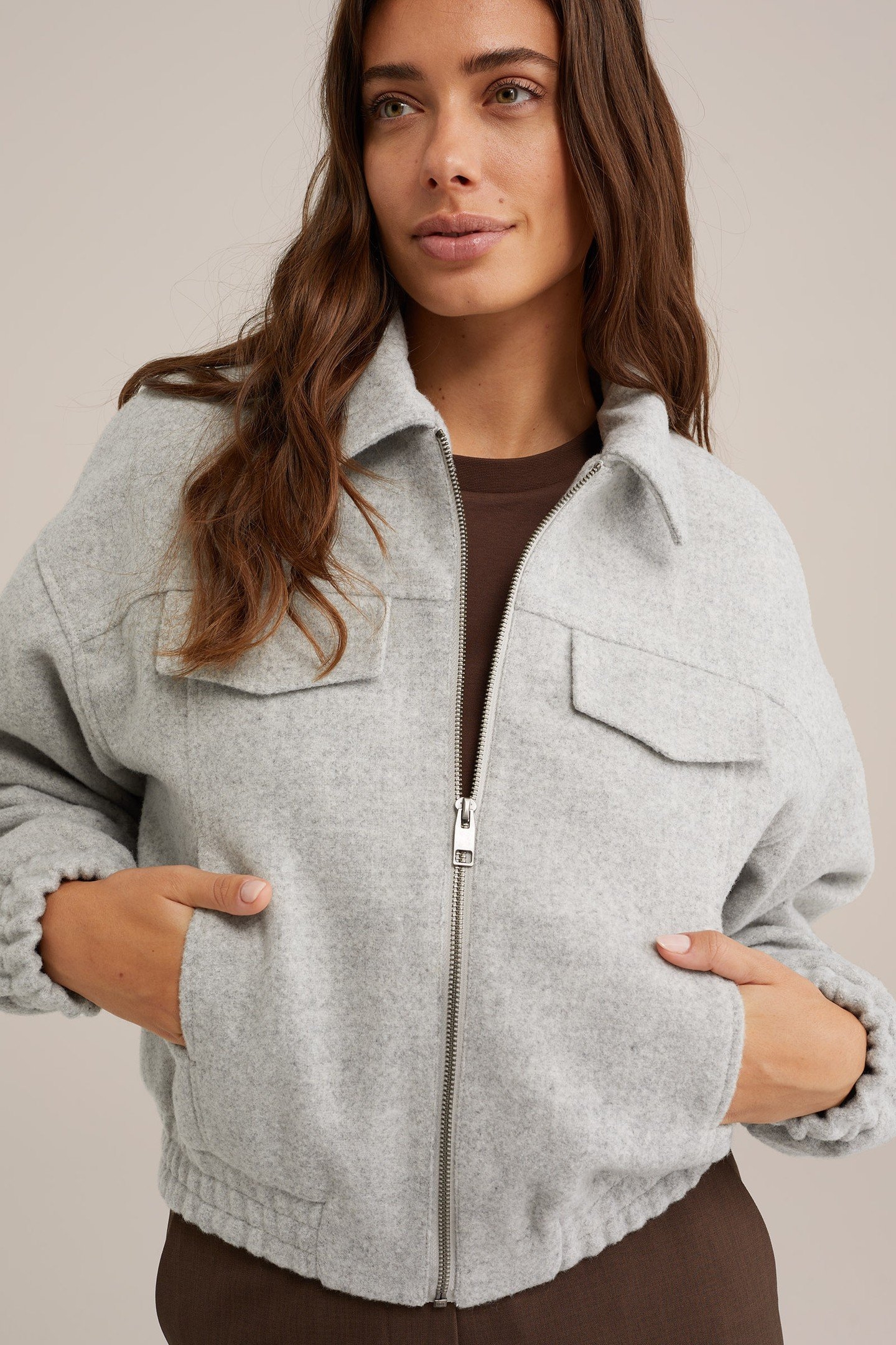 BOMBER LIGHT GREY 6